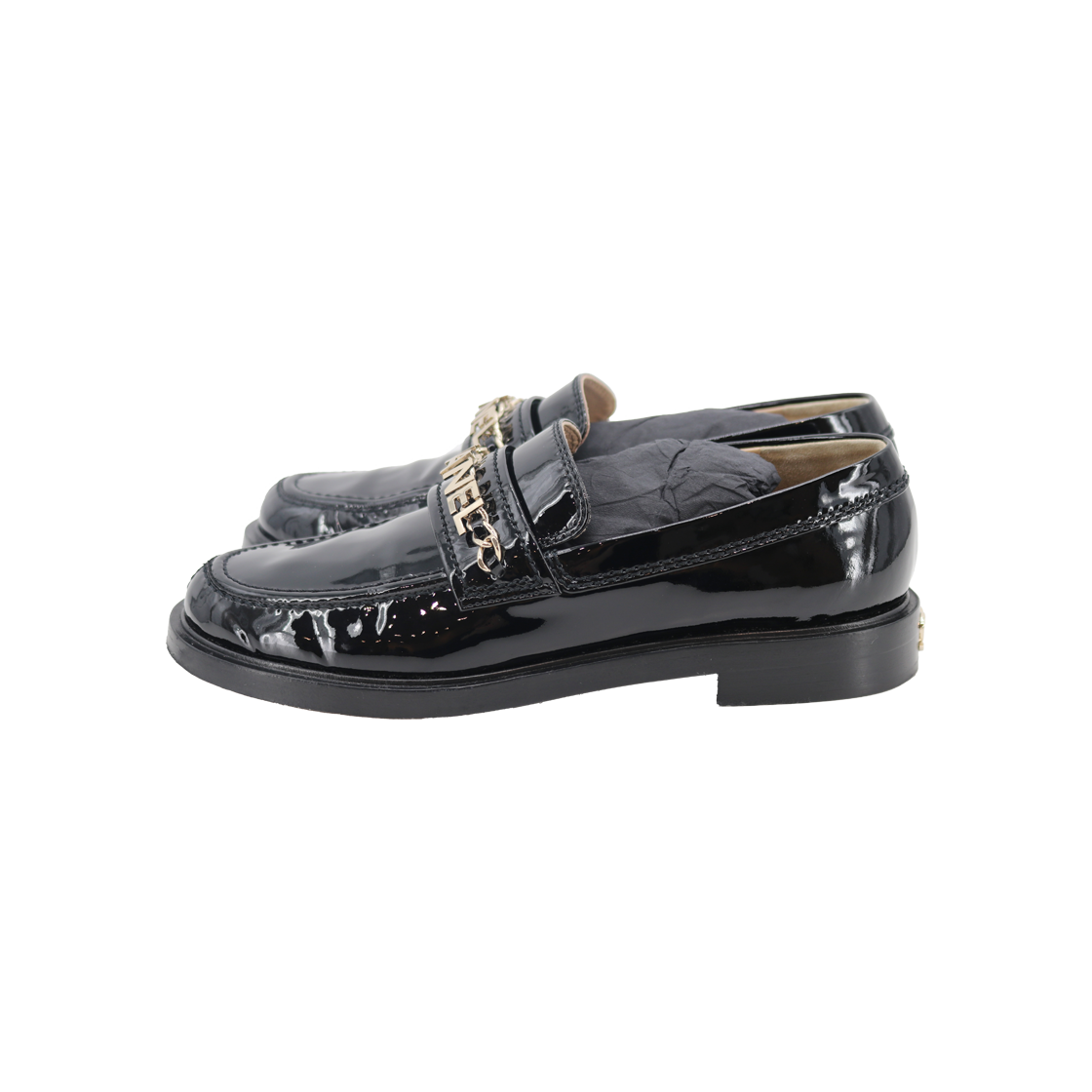 샤넬 메탈 로고 로퍼 G37430(Chanel Metal Logo Loafers G37430) - 1