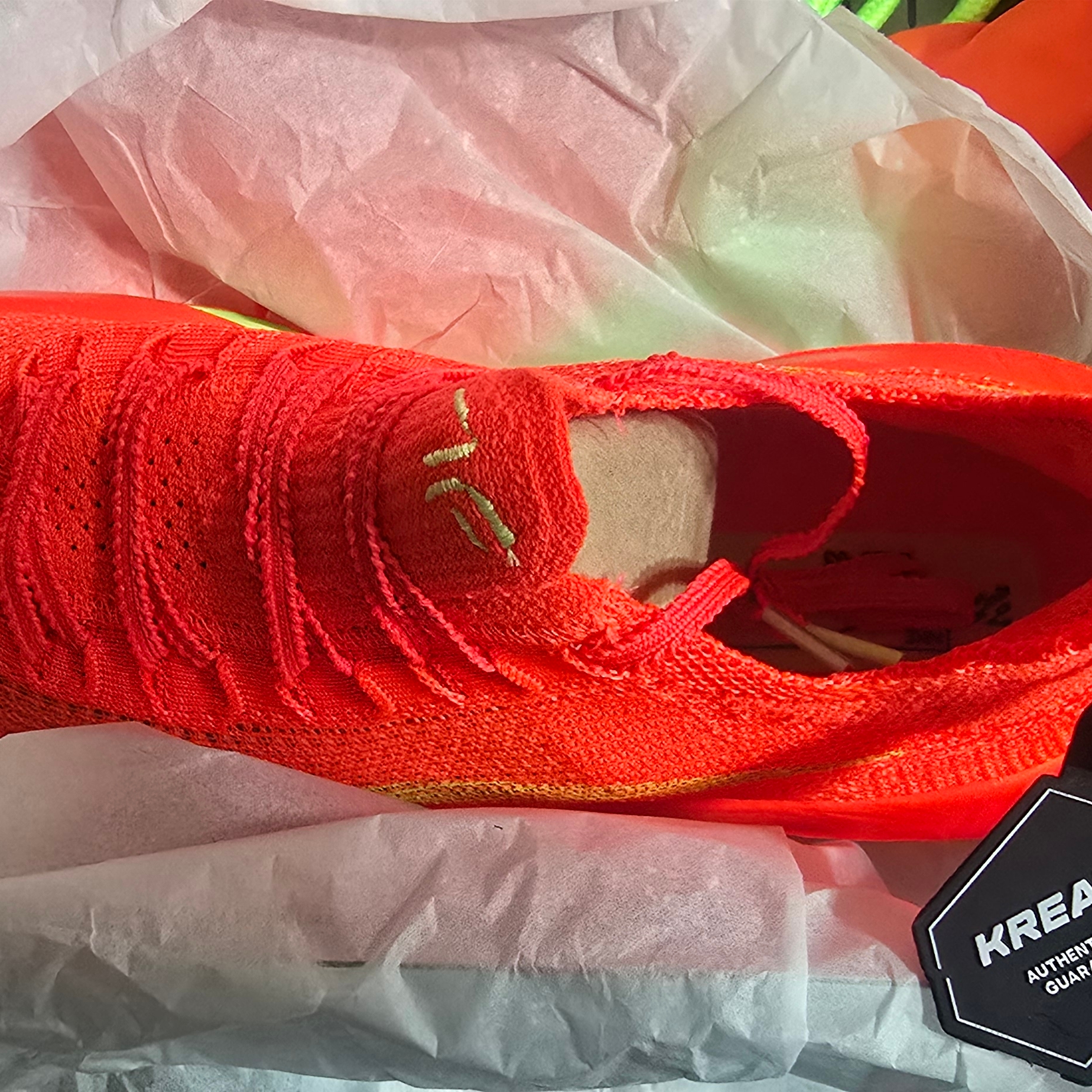 Nike Air Zoom Alphafly Next% 3 Bright Crimson Lime Blast 착용 스타일 - 7