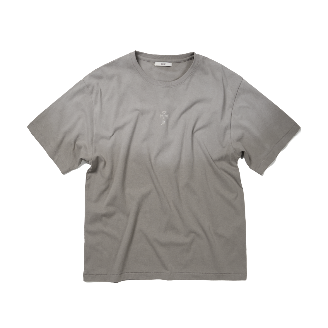 ET2502ST02GR ETCE Cross Gradation T-Shirt Gray