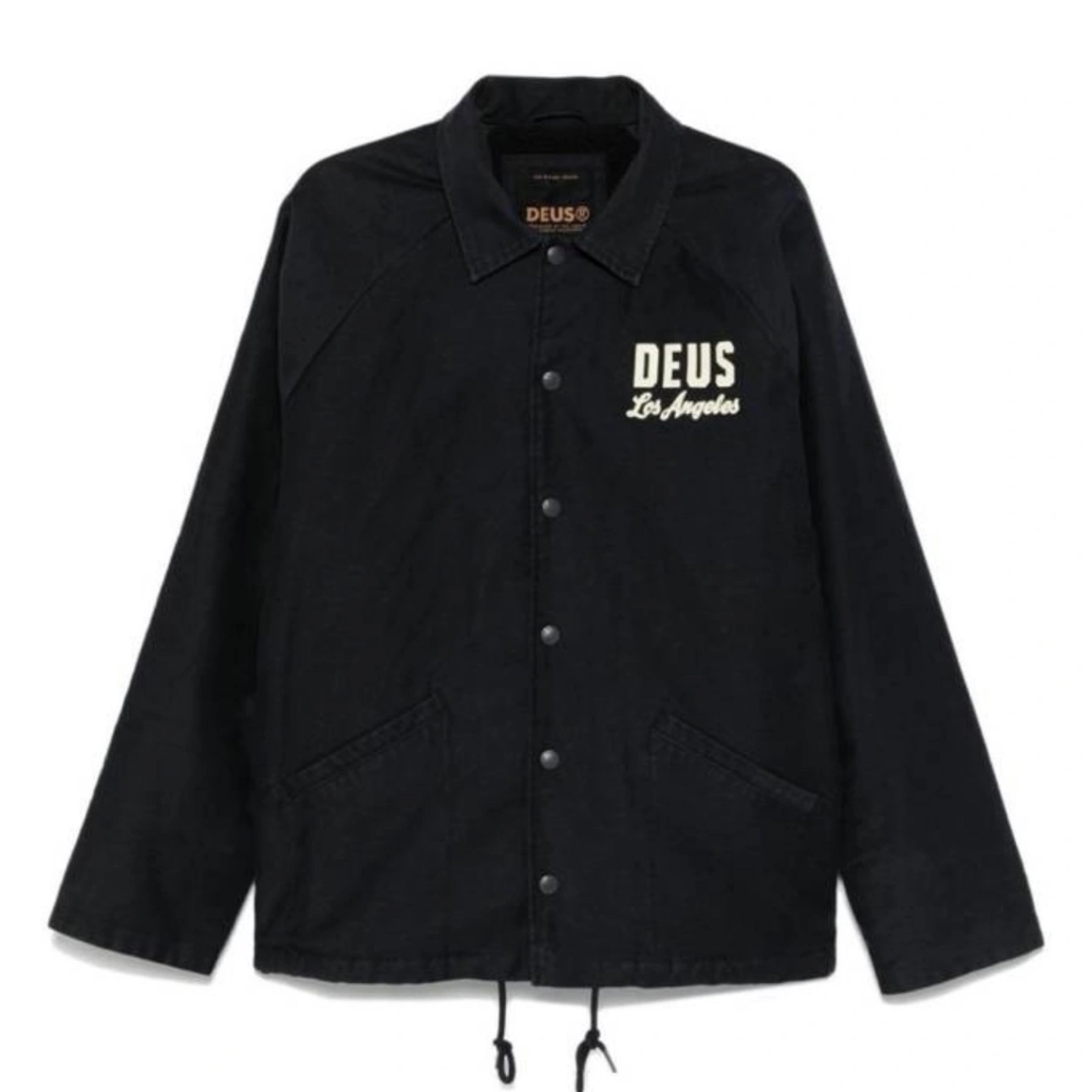 Deus Ex Machina Plymouth Mechanic Jacket Black 착용 스타일 - 3