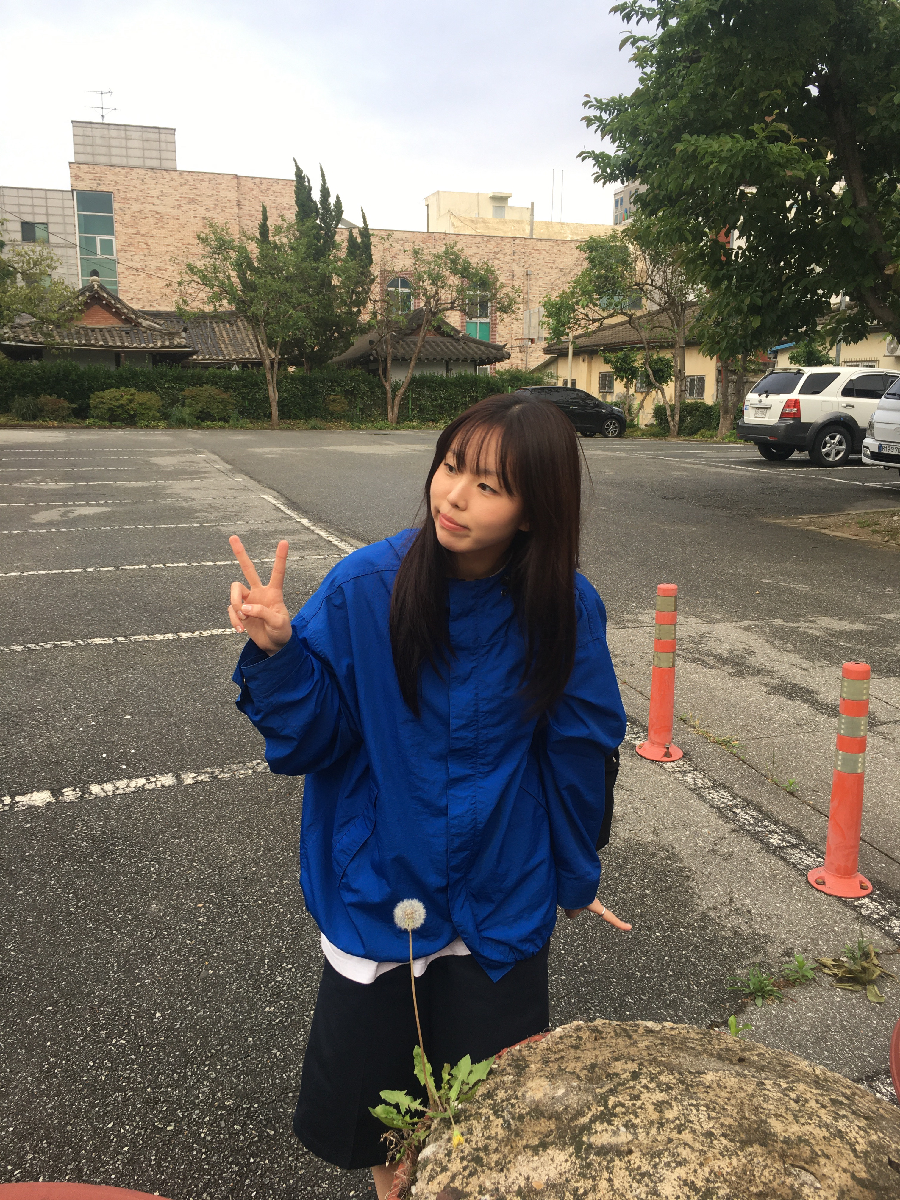 Dickies Loose Fit 13 Inch Flat Front Work Shorts Dark Navy, YMCL KY Tote Bag Black (GB0636) μ°©μ© μ€νμΌ - 1