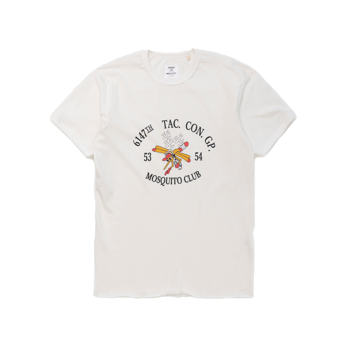 22295OW Houston Japan Light Thermal C/N Print tee Mosquite Club Off White 22295