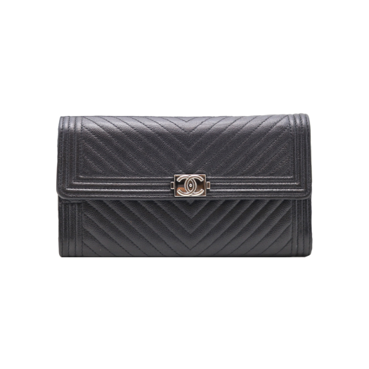 IT2CCQVIGMCD Chanel Boy Flap Long Wallet