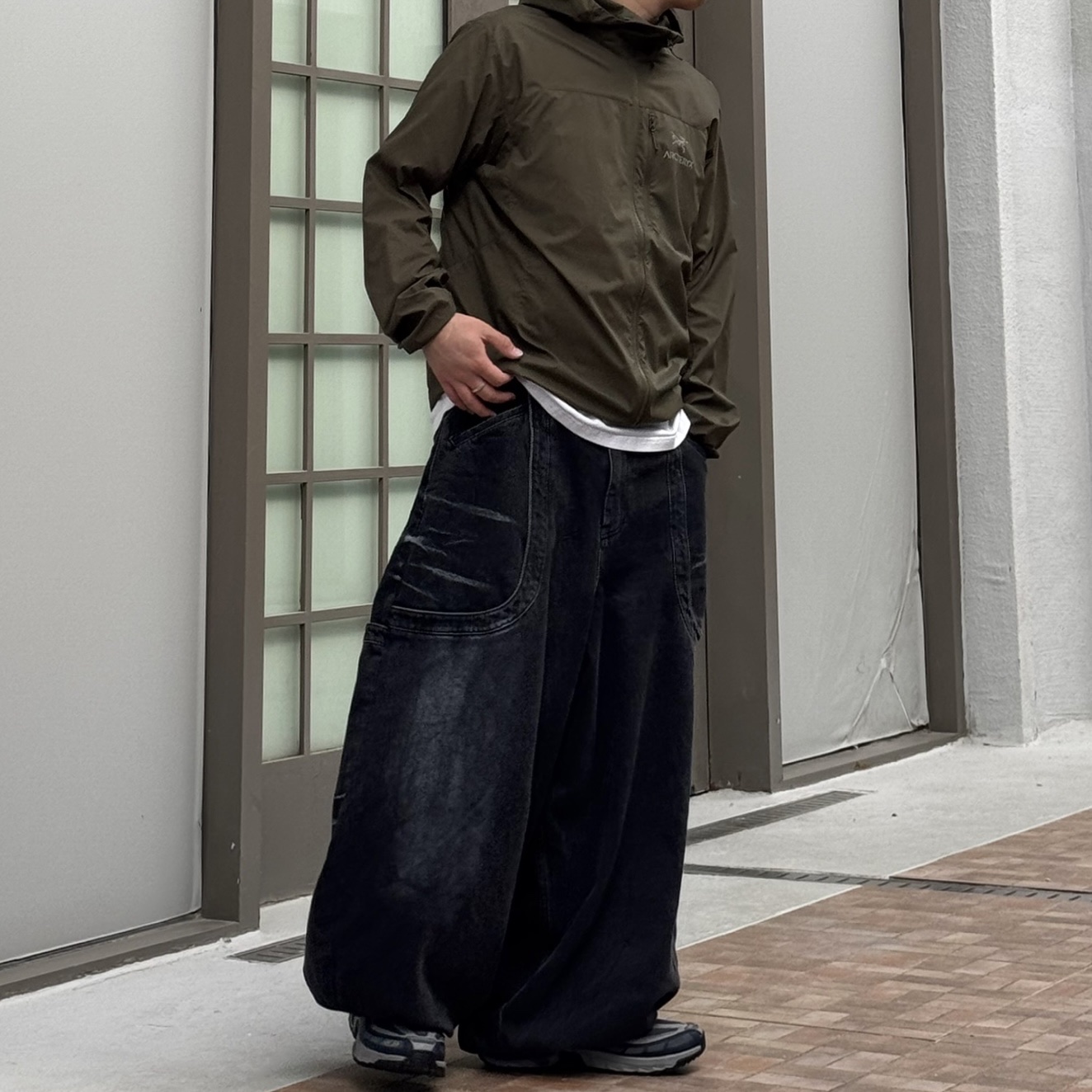 Arc'teryx Squamish Hoody Tatsu 착용 스타일