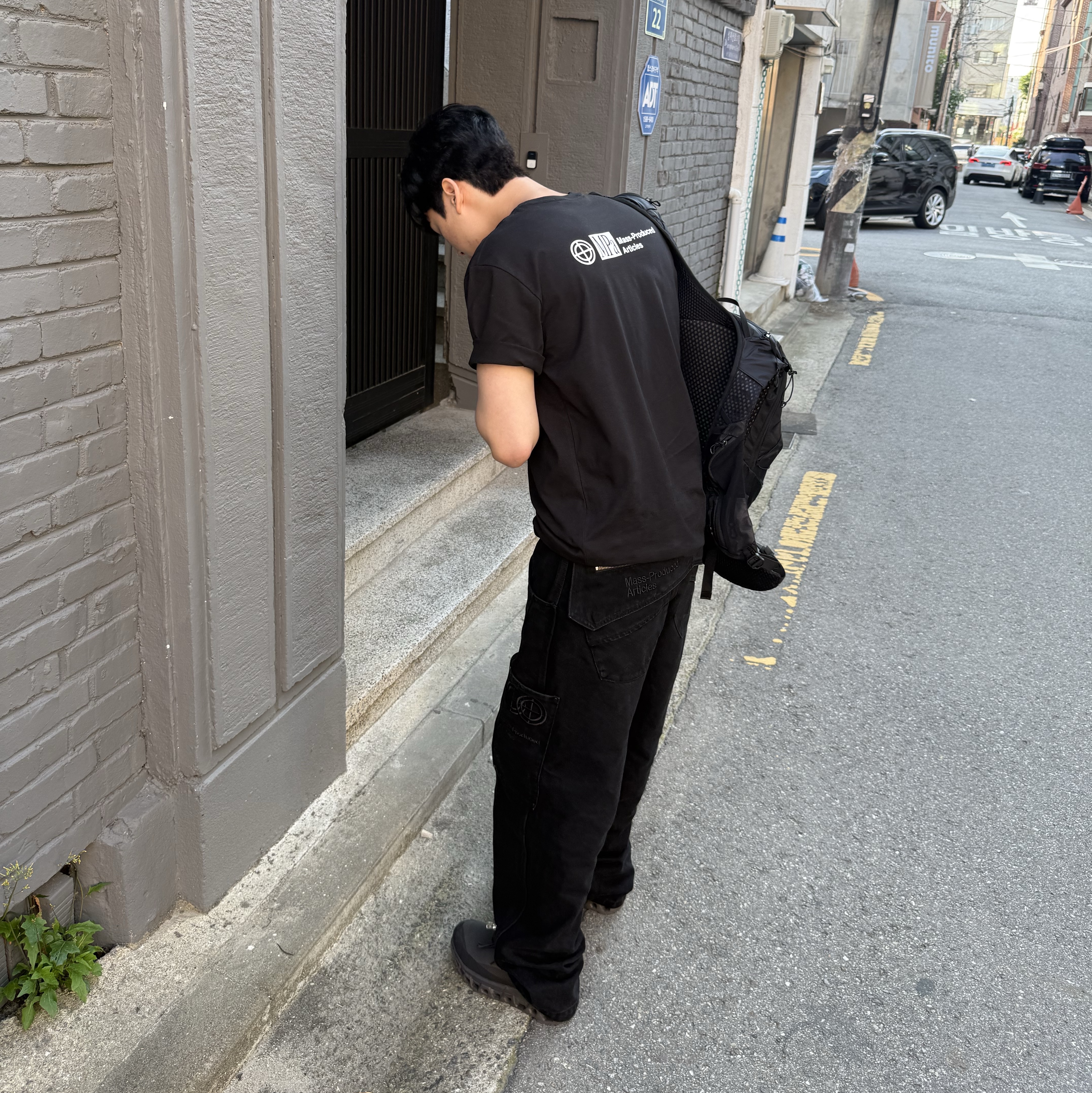 On Running x Post Archive Faction (Paf) Cloudmonster 2 Thorn Brown 착용 스타일 - 1