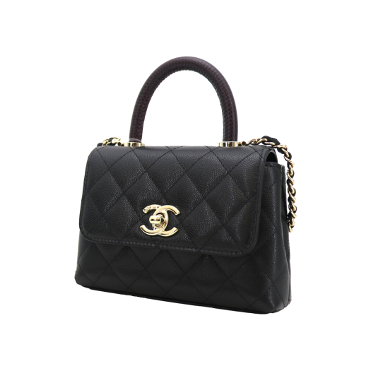 ITFUEB2TOEFW Chanel Coco Handle Micro Mini Flap Bag