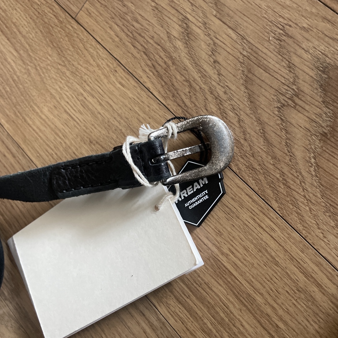 Our Legacy Belt 2cm Leather Black 착용 스타일 - 1