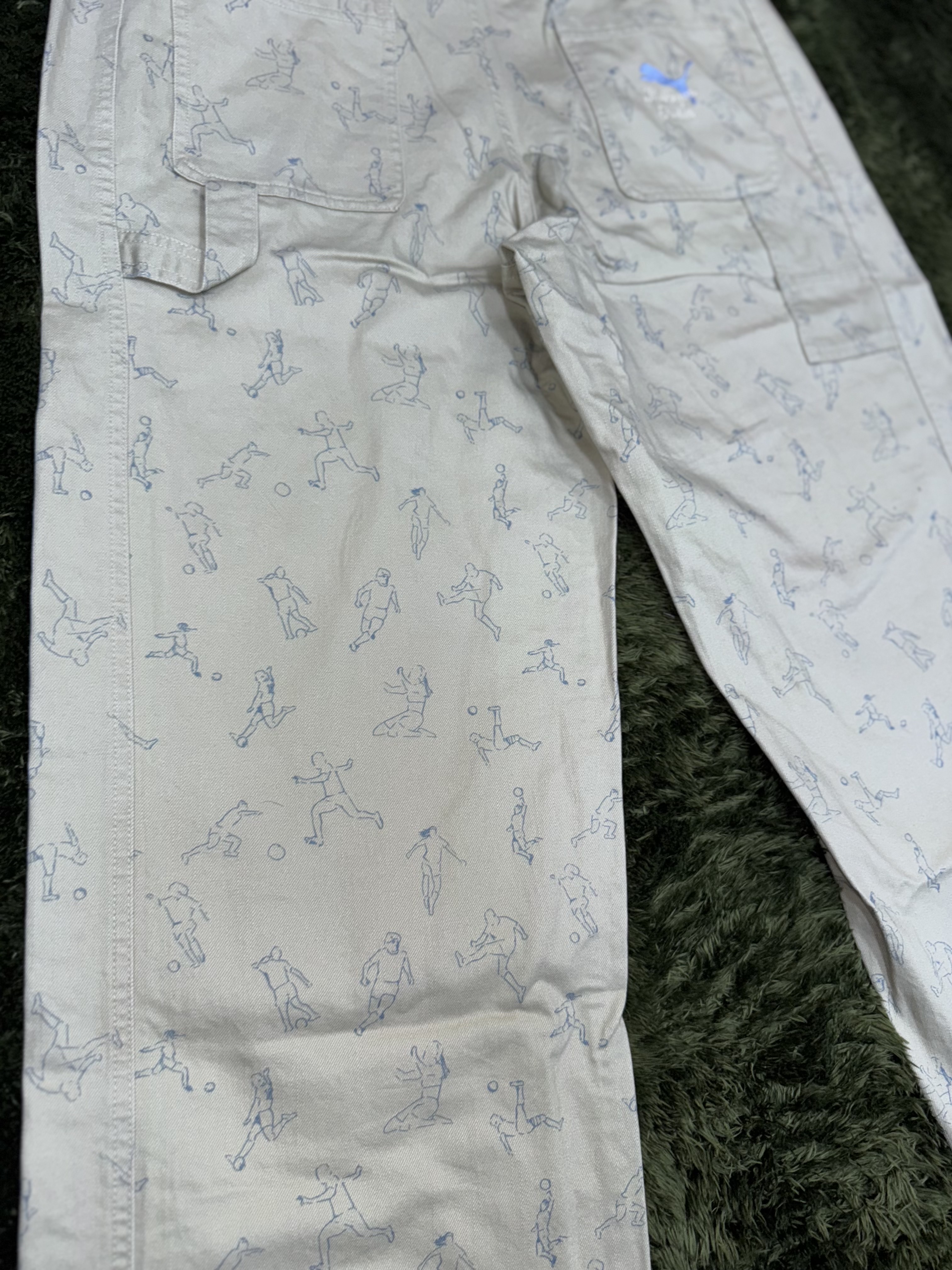 (W) Puma x KidSuper Pants Desert Dust 착용 스타일 - 9
