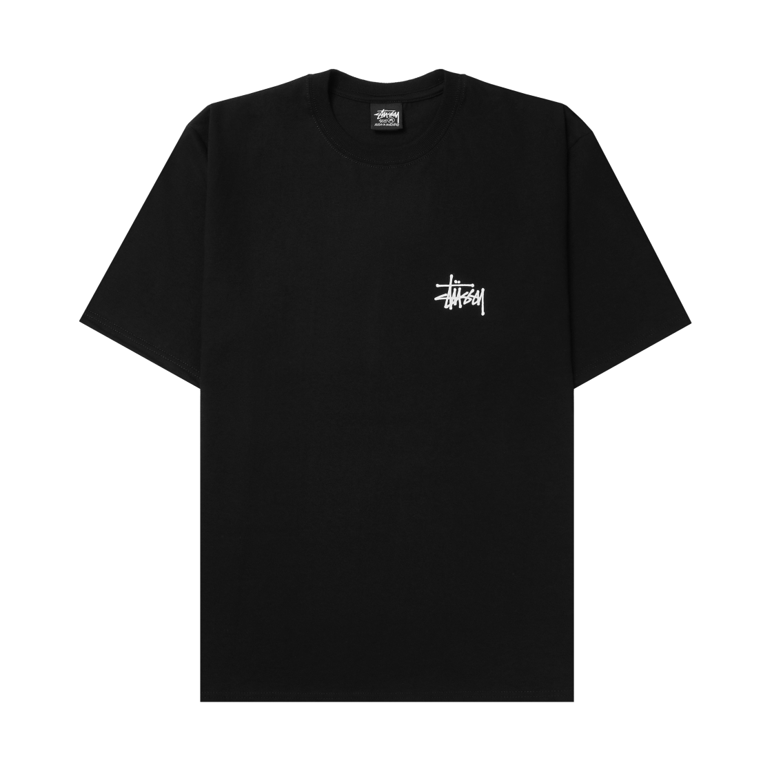 스투시 베이직 스투시 티셔츠 블랙 (2개 번들)(Stussy Basic Stussy T-Shirt Black (Bundle of 2)) - 3