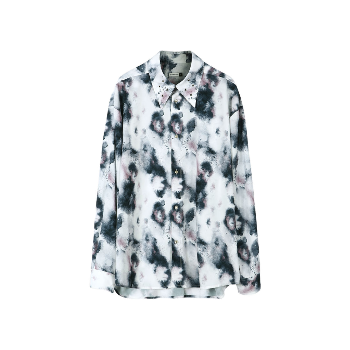 YPA23PSSHWH Youche QS Eyelet Shirts White - 대표 이미지 #1