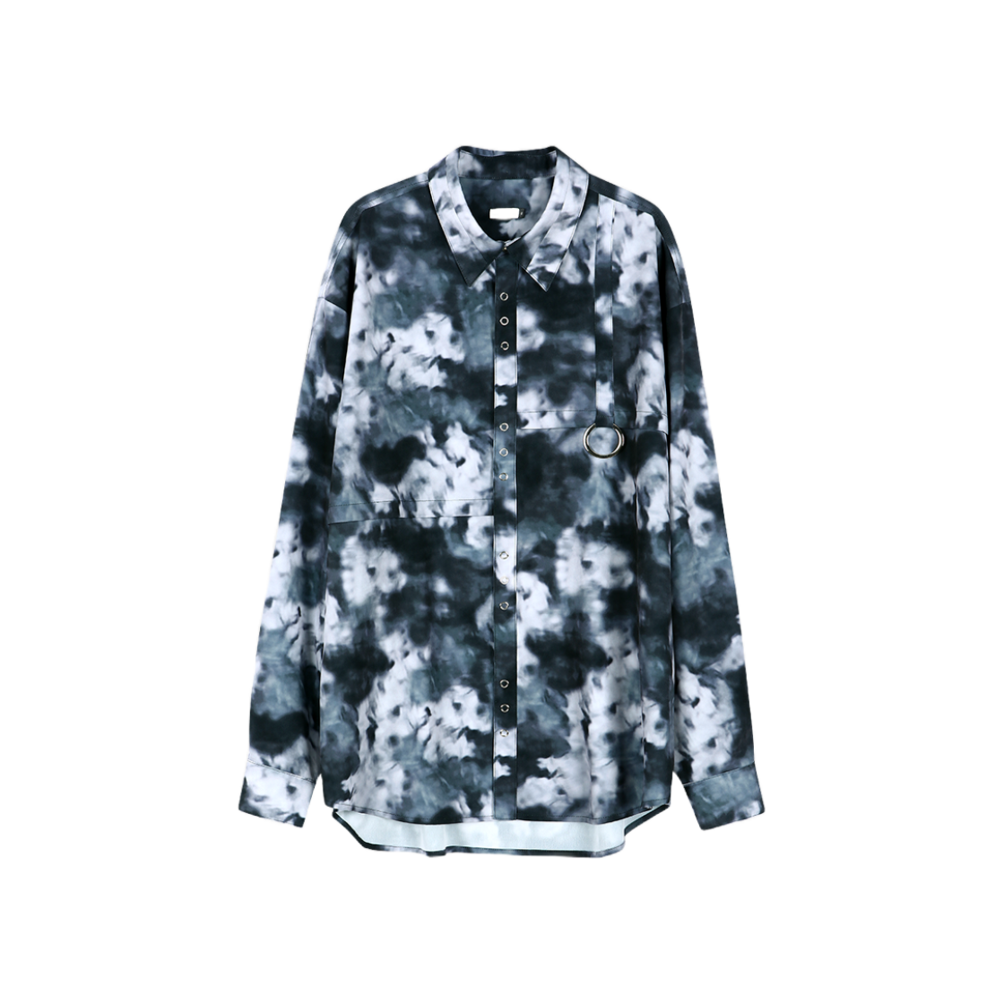 YPA23PSSHBK Youche NX Circle Shirts Black - 대표 이미지 #1