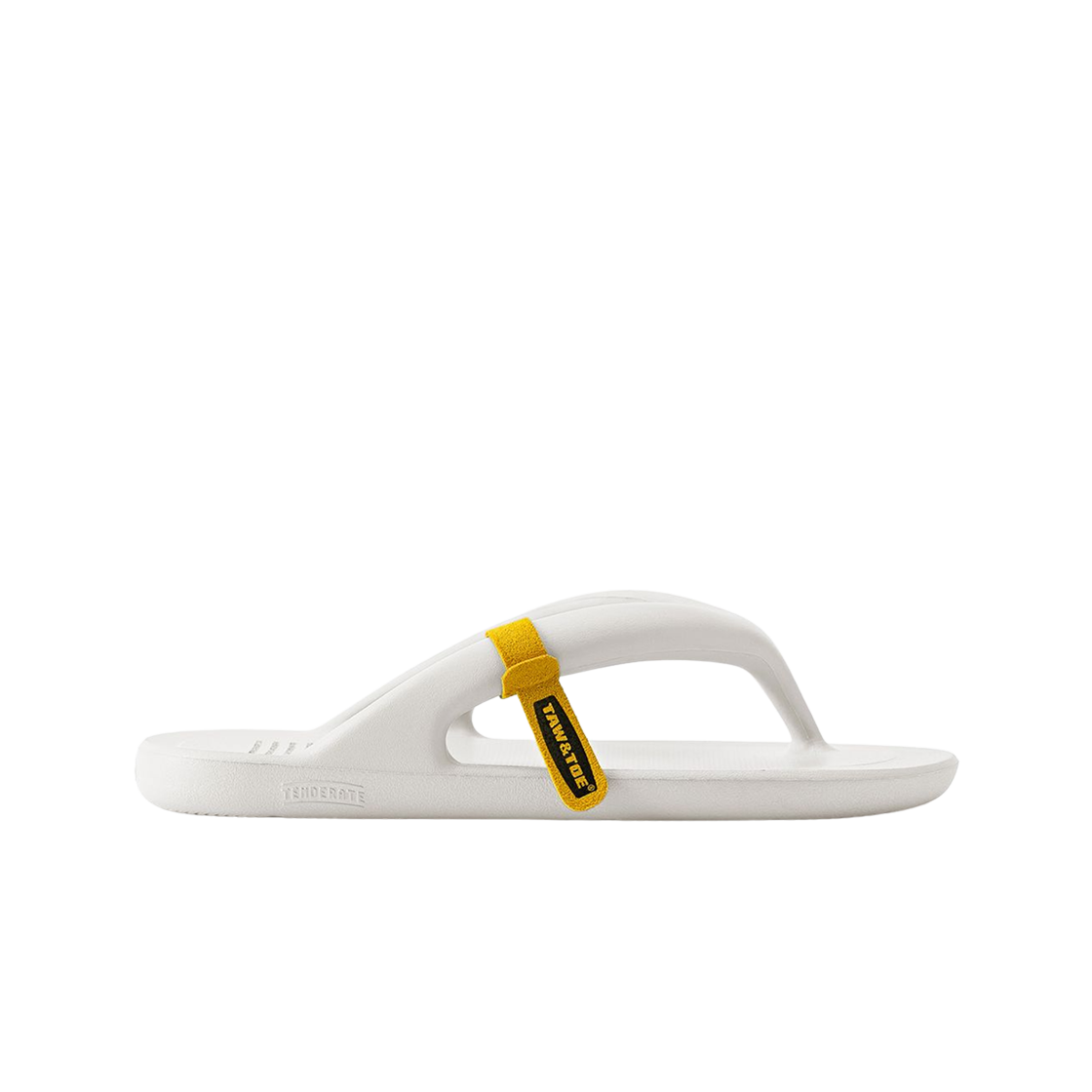 토앤토 플립 플랍 제로비티 플랫 화이트(Taw&Toe Flip Flop Zerovity Flat White)
