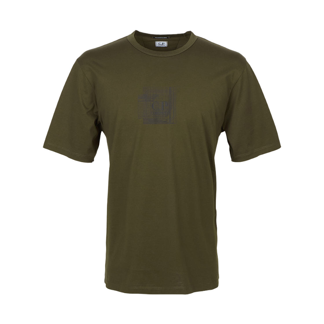 18CLTS047A006370W683 C.P. Company Short Sleeve T-Shirt Khaki - 25SS