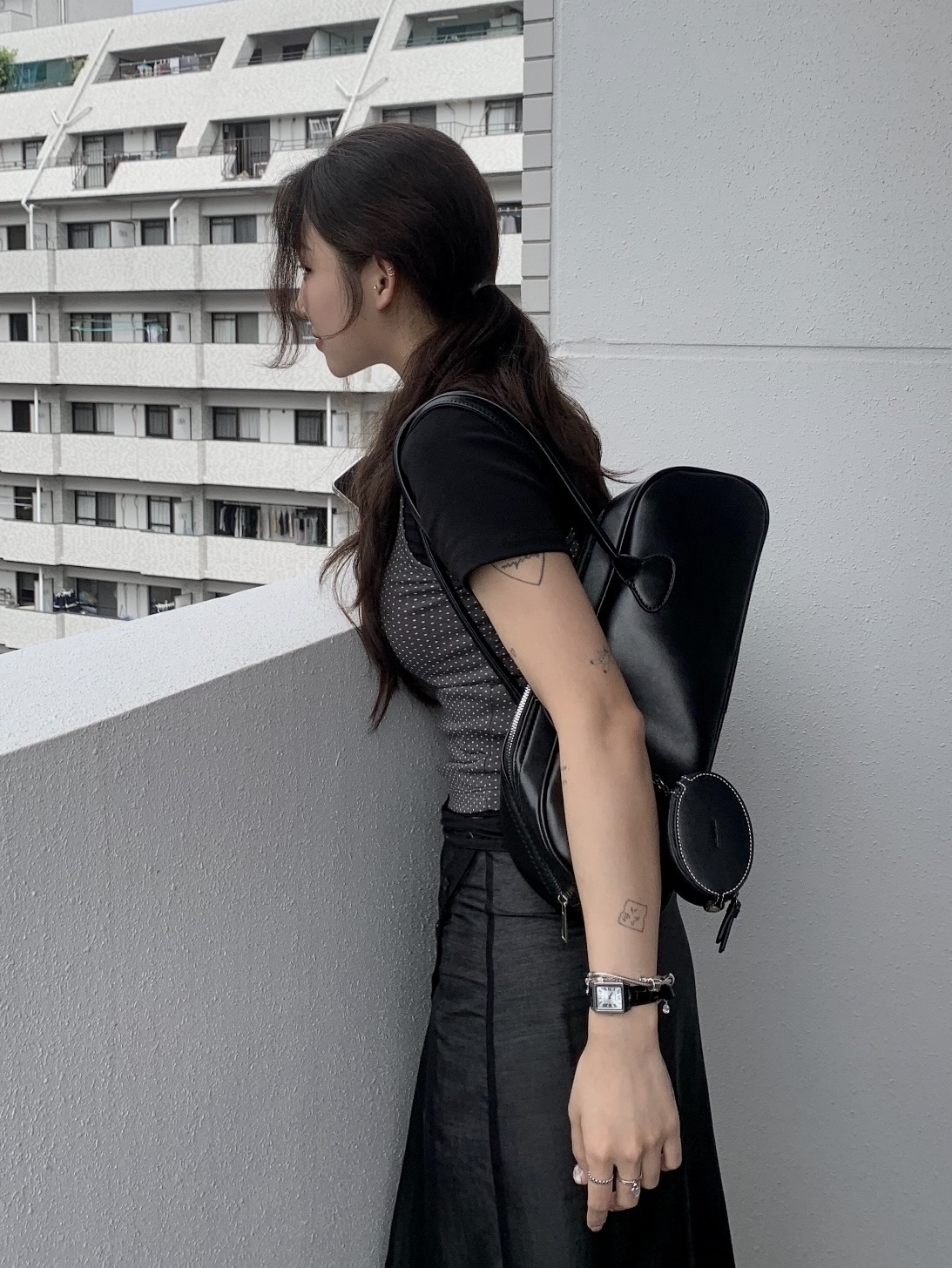 Casio LTP-V007L-7B1 착용 스타일 - 2