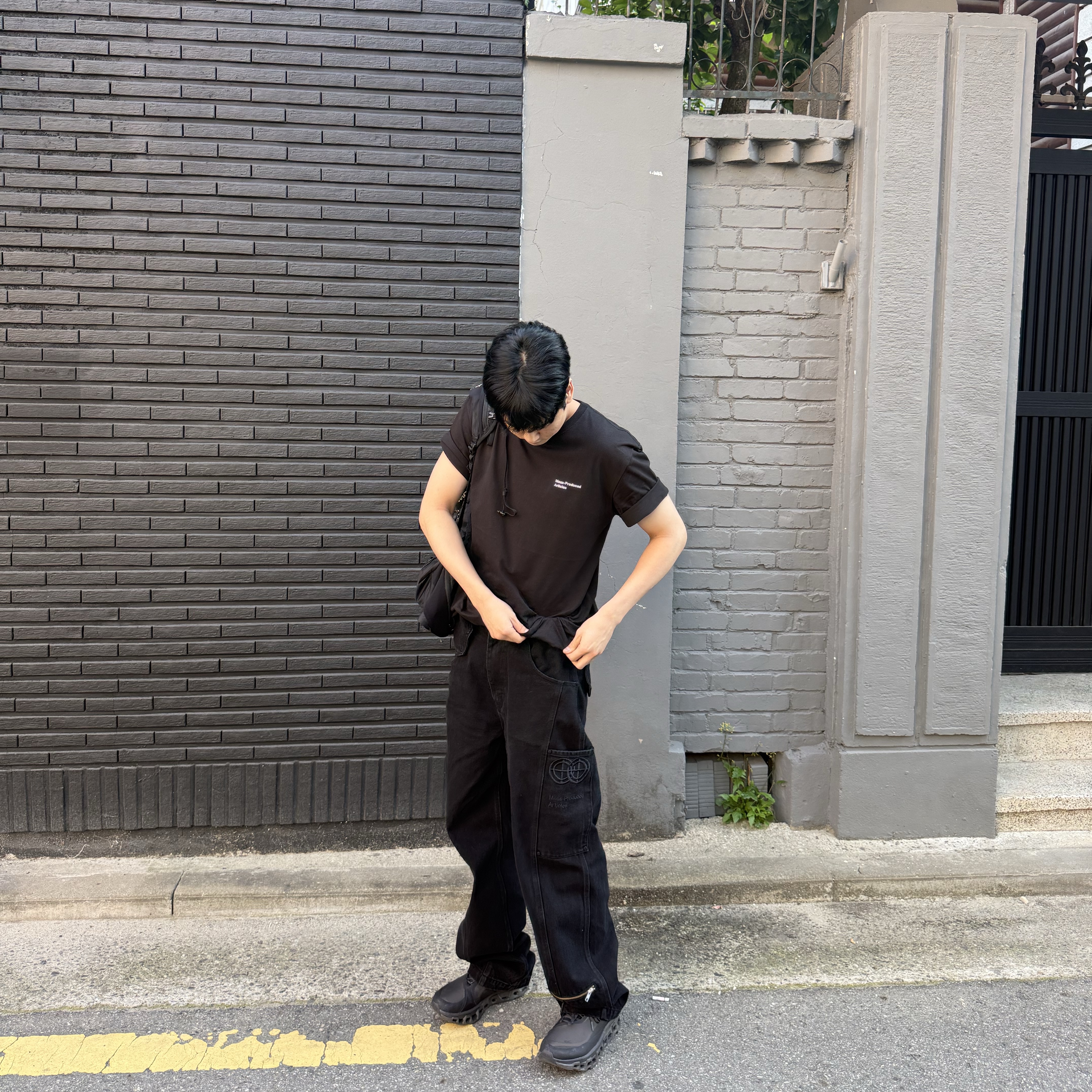 On Running x Post Archive Faction (Paf) Cloudmonster 2 Thorn Brown 착용 스타일 - 2