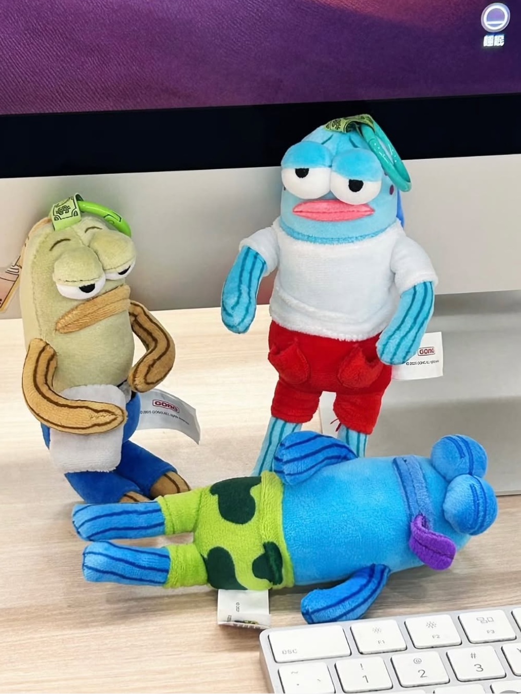 Pop Mart Bikini Bottom Buddies Whimsical Plush (1 Blind Box), Pop Mart Bikini Bottom Buddies Whimsical Plush (6 Blind Boxes) 착용 스타일 - 5