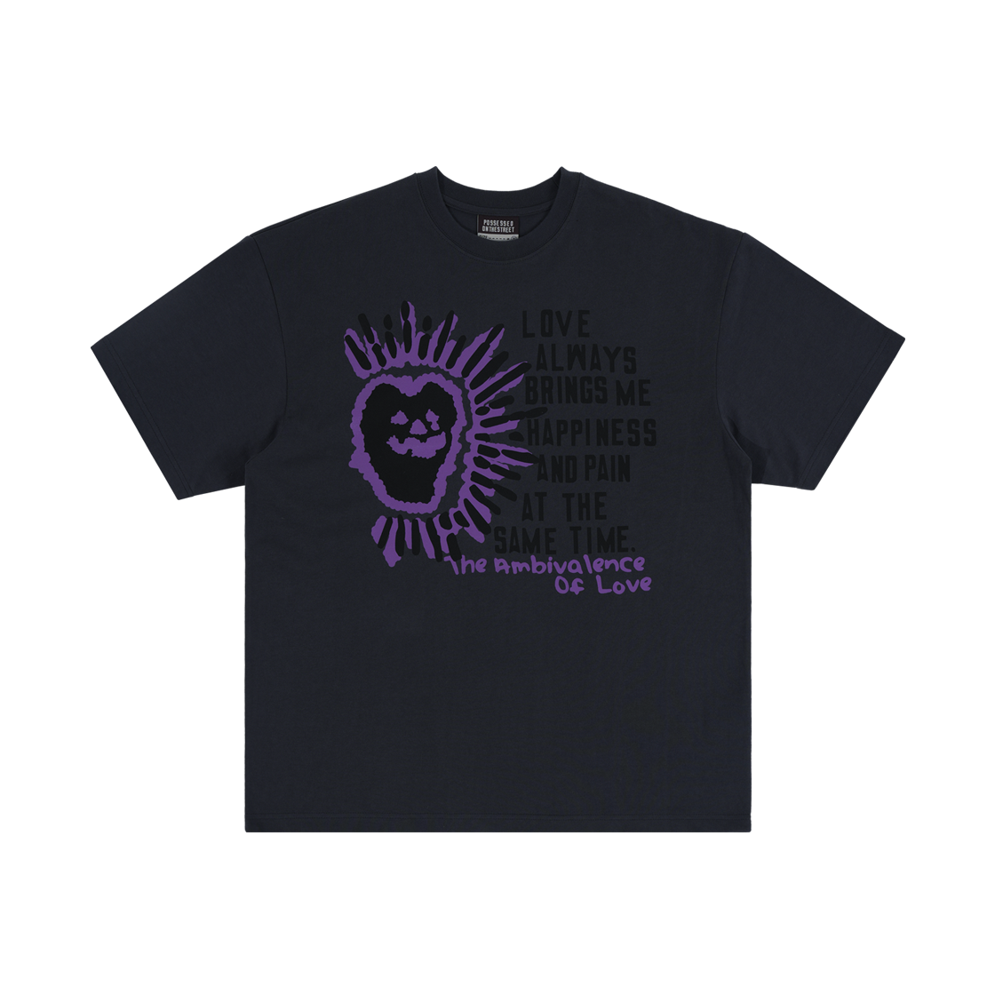 퍼츠 에이 오 엘 티셔츠 차콜(POTS A.O.L T-Shirt Chacoal)