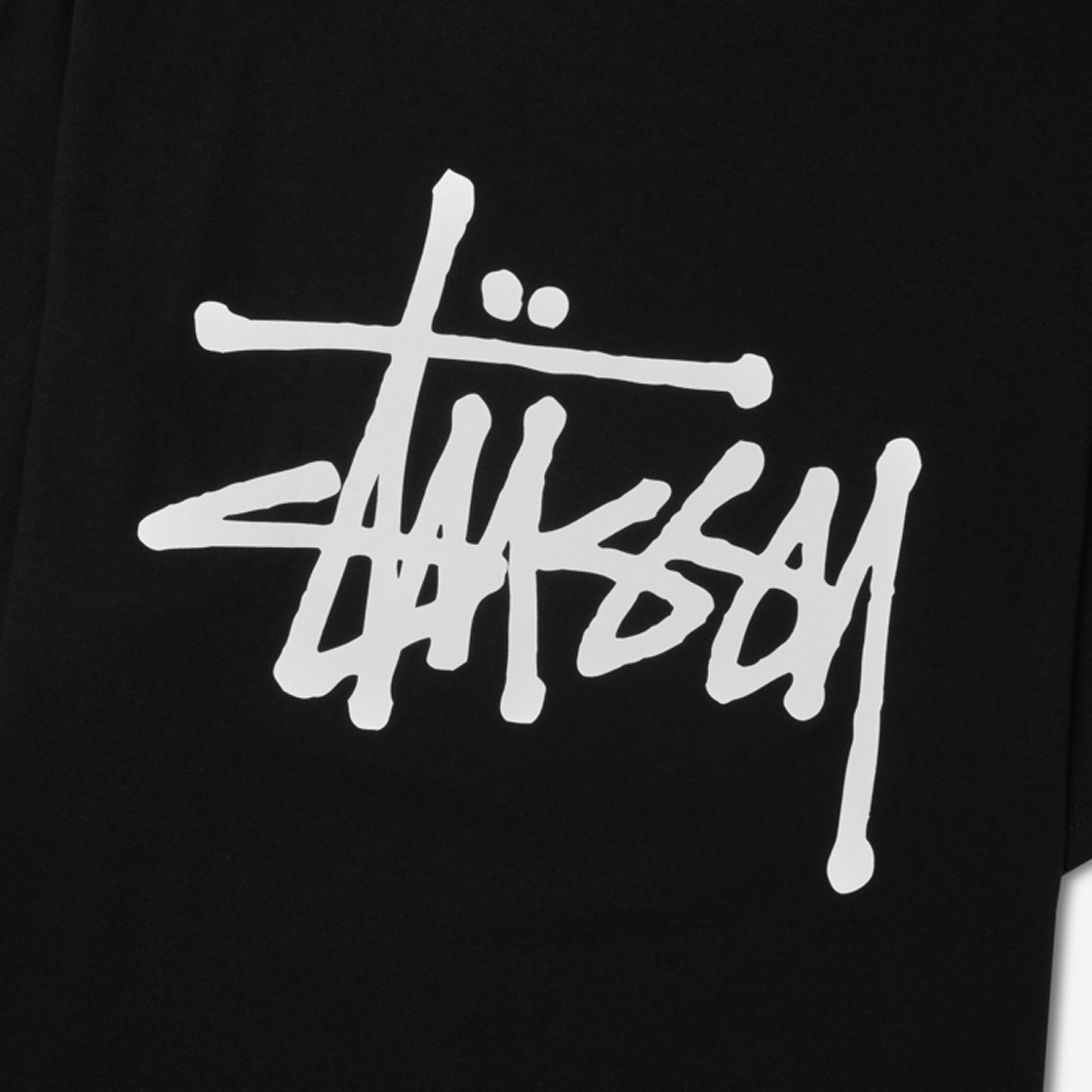 스투시 베이직 스투시 티셔츠 블랙 (2개 번들)(Stussy Basic Stussy T-Shirt Black (Bundle of 2)) - 4