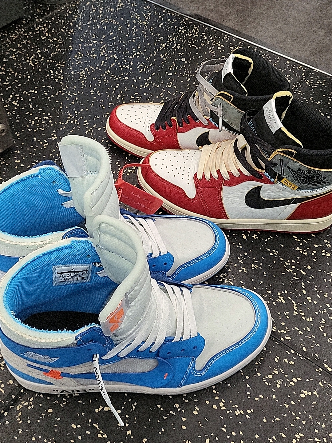 Jordan 1 x Union Retro High OG Chicago Shadow, Jordan 1 Retro High OG Chicago 2022 착용 스타일 - 3