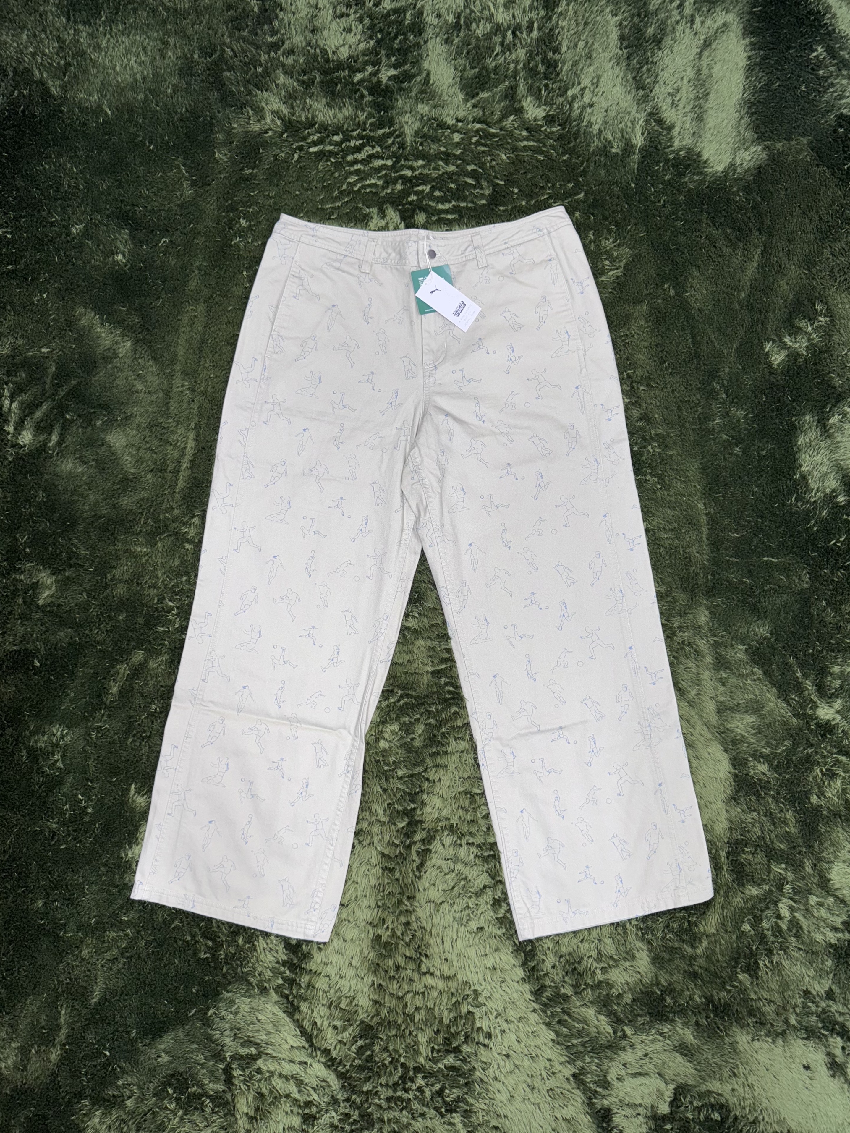 (W) Puma x KidSuper Pants Desert Dust 착용 스타일 - 1