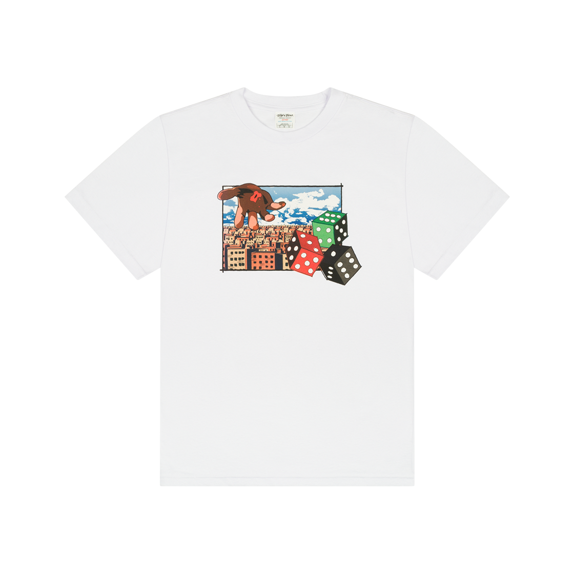 - Denim Tears Black Jesus Cee-Lo T-Shirt White