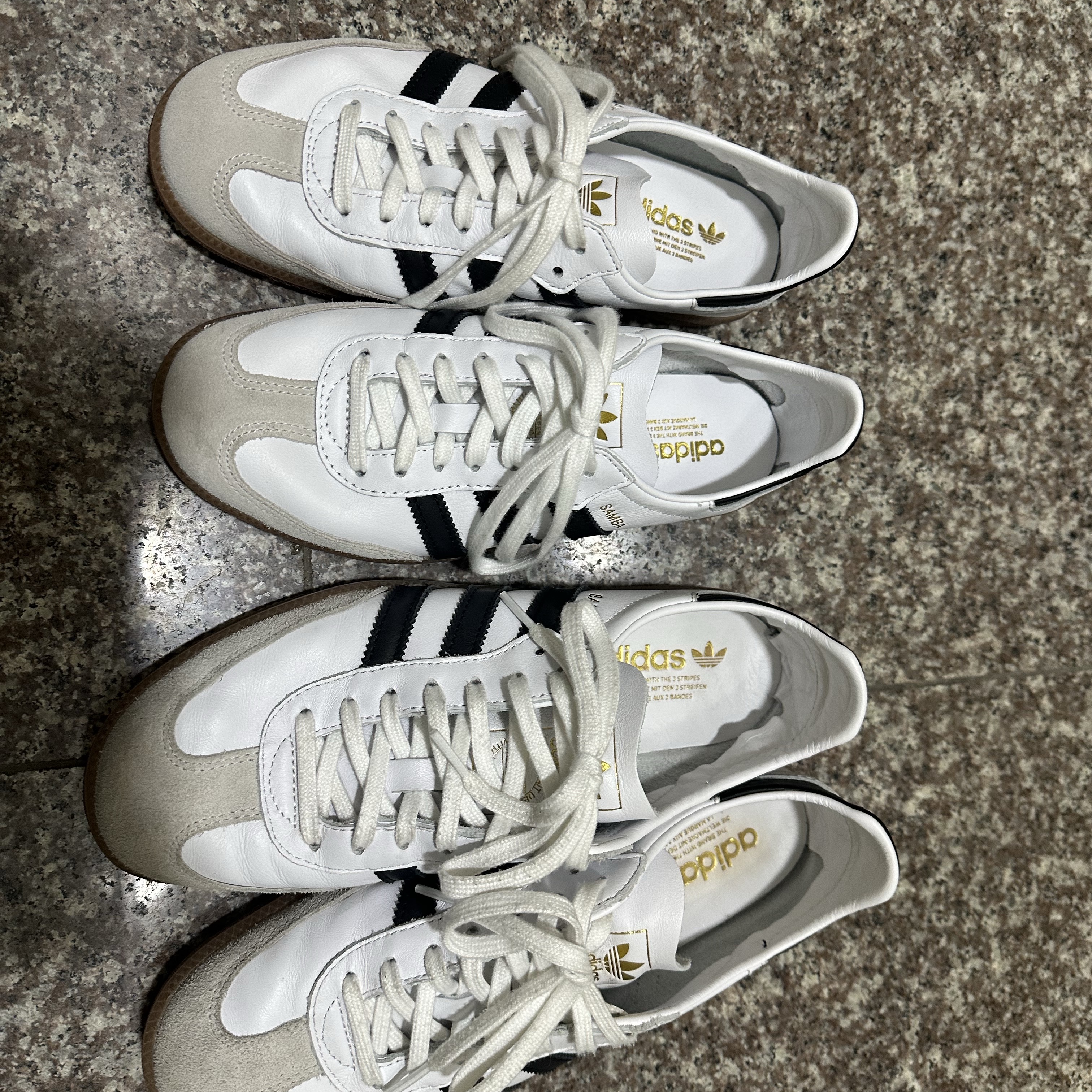 Adidas Samba Decon Cloud White 착용 스타일