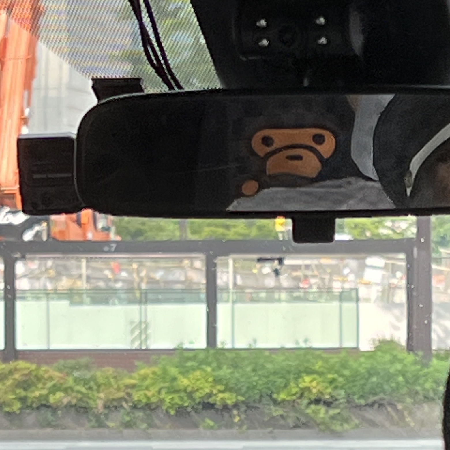 BAPE Milo on Ape Head T-Shirt Black 착용 스타일