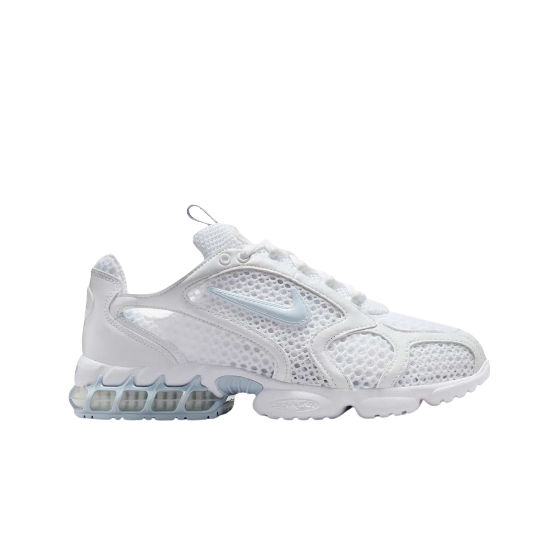 (W) 나이키 에어 줌 스피리돈 케이지 2 화이트 블루 틴트((W) Nike Air Zoom Spiridon Cage 2 White Blue Tint)