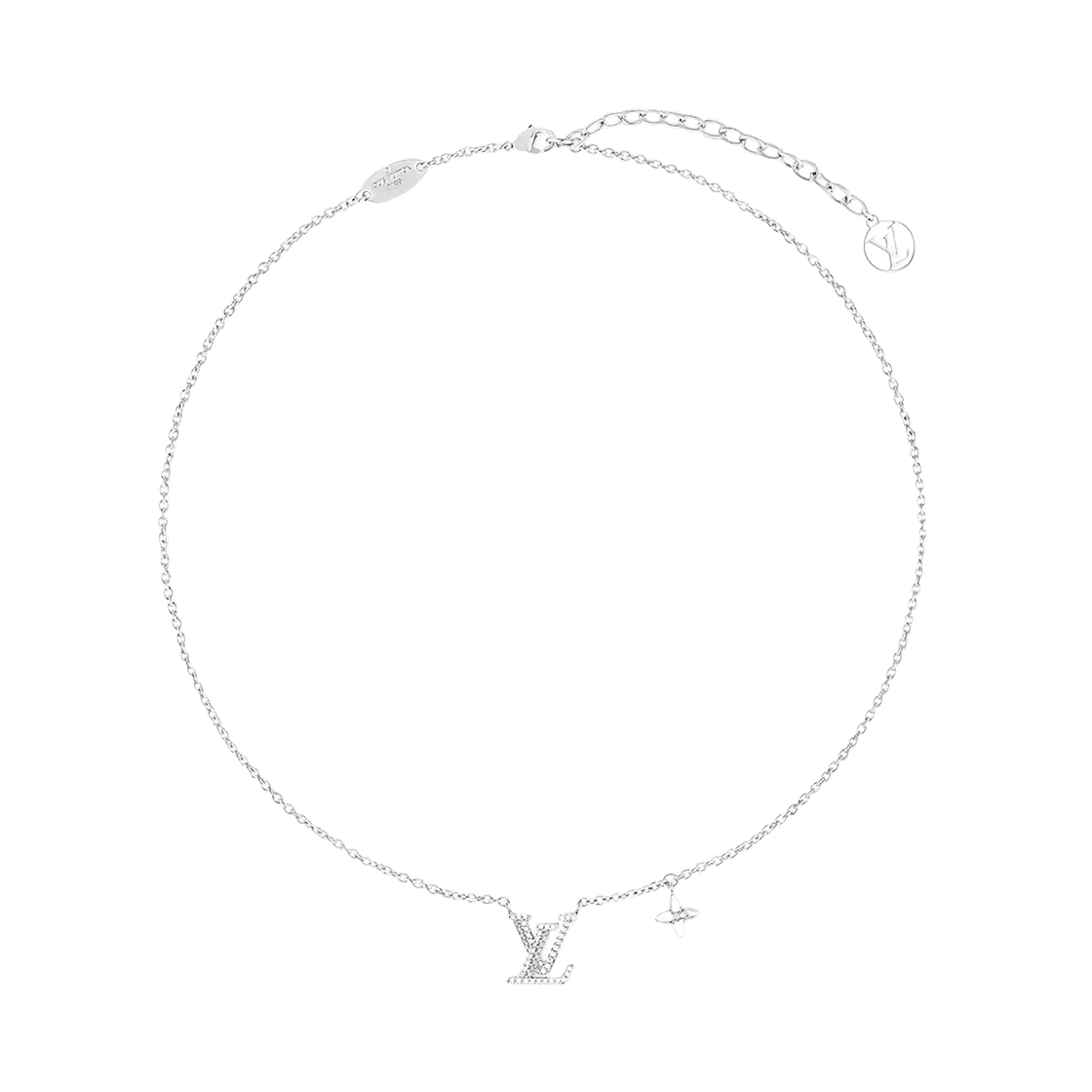 (W) 루이비통 LV 아이코닉 네클리스 팔라듐((W) Louis Vuitton LV Iconic Necklace Palladium)