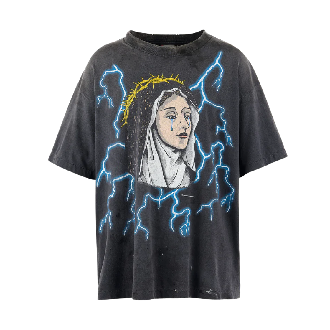 HR8-0000-011 Saint Mxxxxxx Maria S/S T-Shirt Black - 25SS