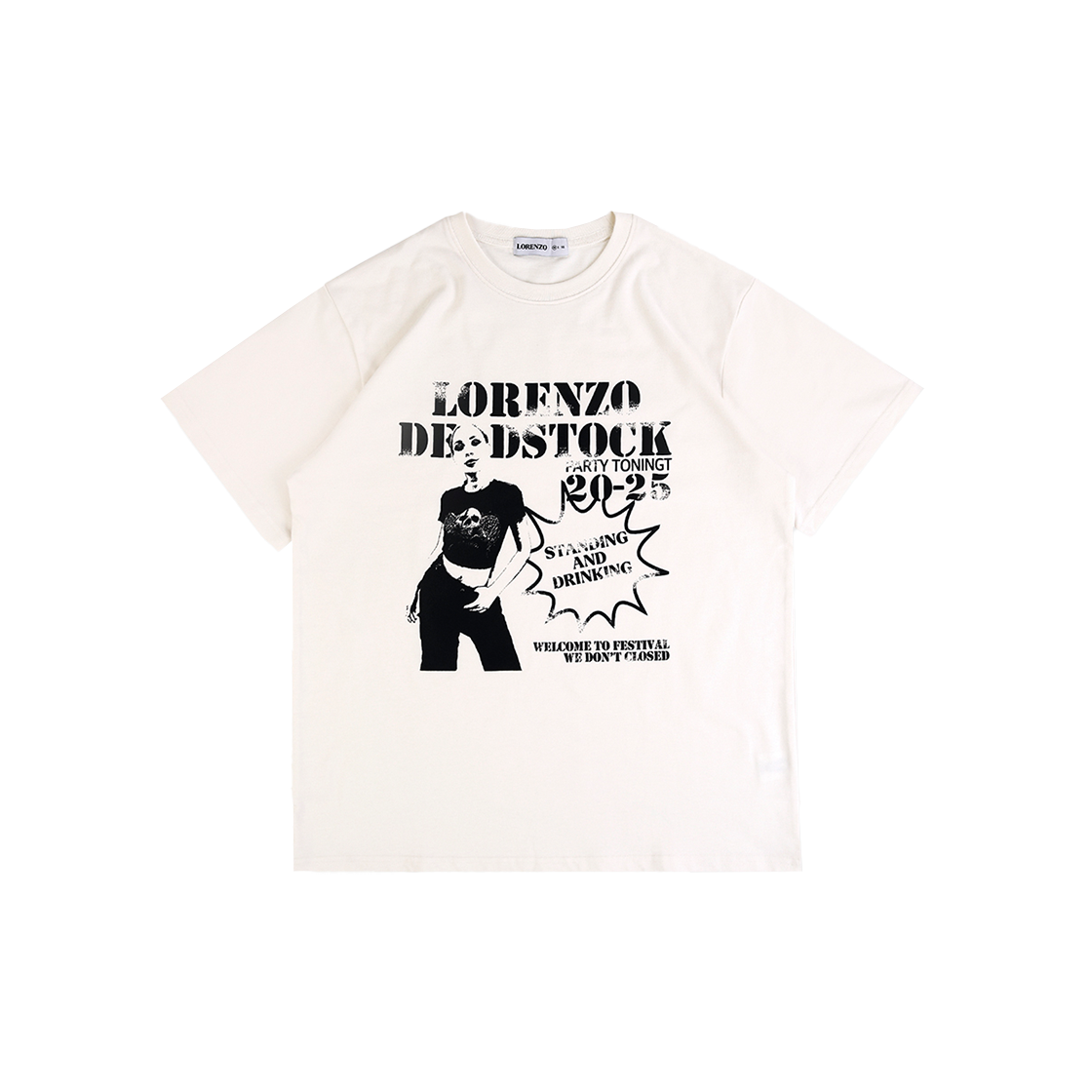 에이펙스디자인 페스티벌 티셔츠 아이보리(ApexDesign Festival T-Shirts Ivory)