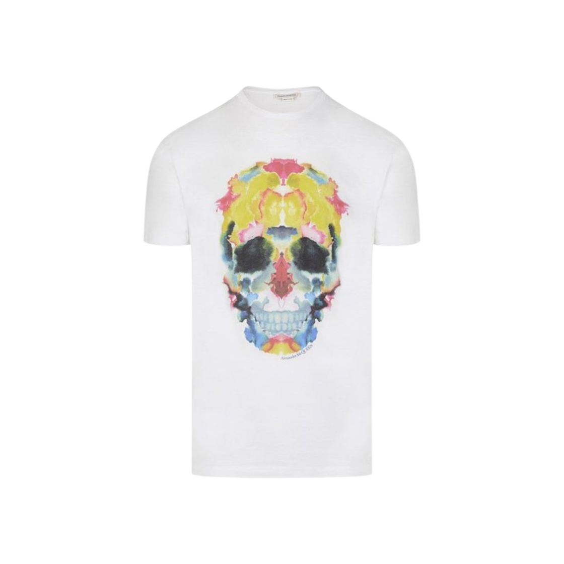 알렉산더 맥퀸 스컬 프린트 티셔츠 화이트(Alexander McQueen Skull Print T-Shirt White)