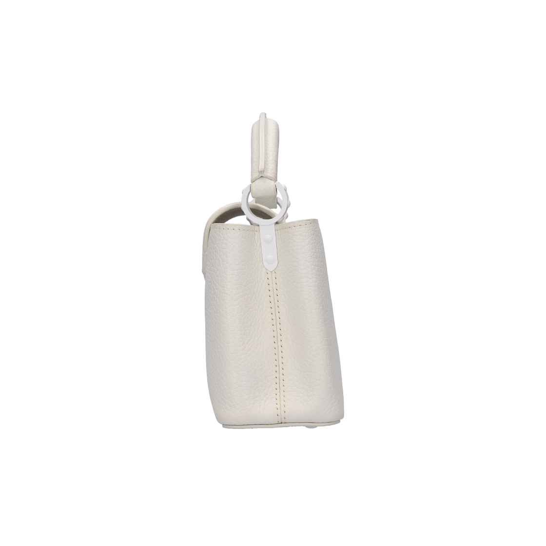 IT4SI5MTU6WN Louis Vuitton Capucines Mini East-West MM Leather White - #2