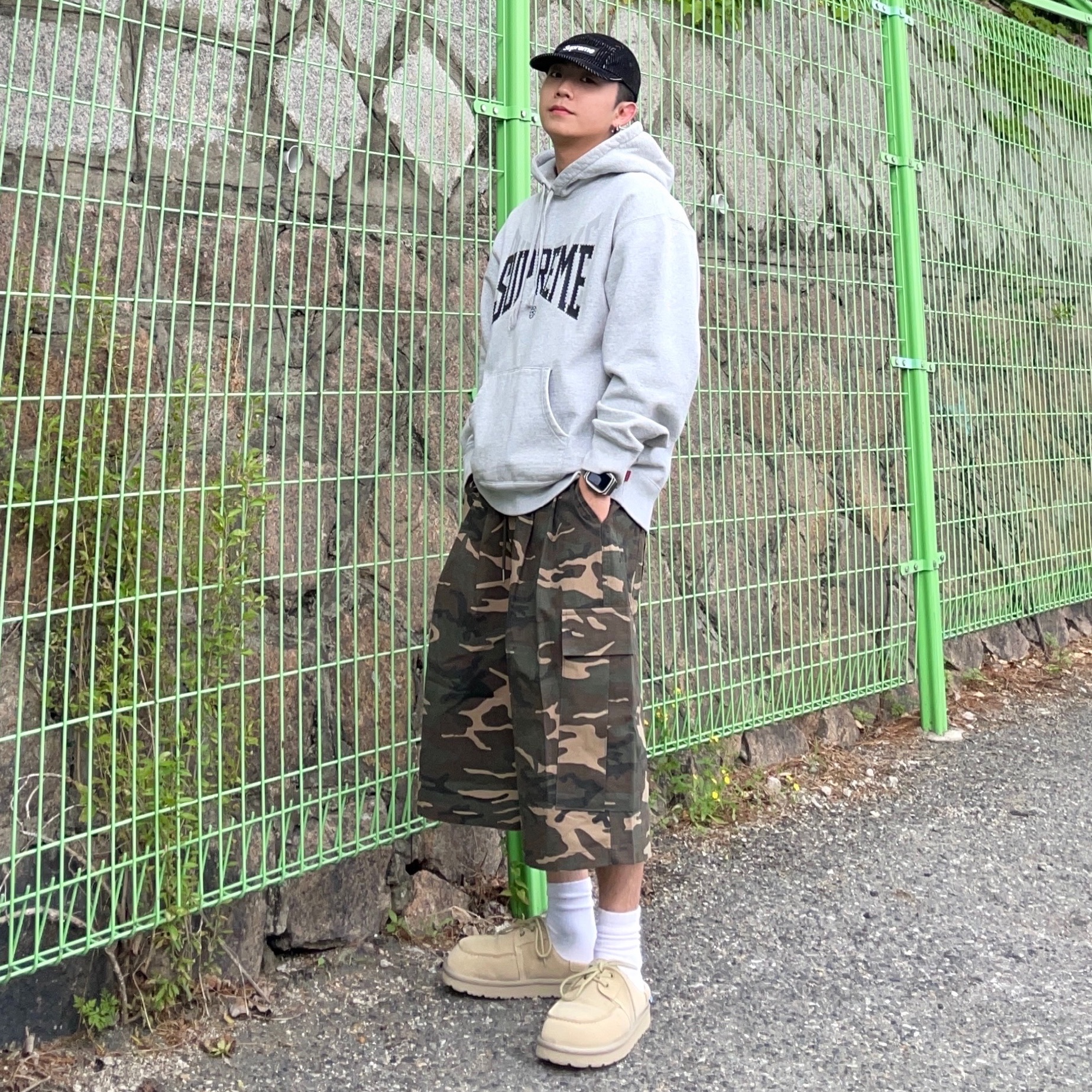 Nonparking X kinchi N Heri Sand 착용 스타일 - 1