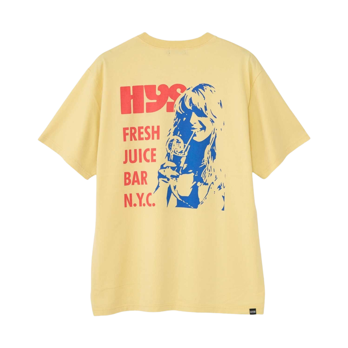 히스테릭 글래머 프레쉬 쥬스 바 티셔츠 옐로우(Hysteric Glamour Fresh Juice Bar T-Shirt Yellow) - 2