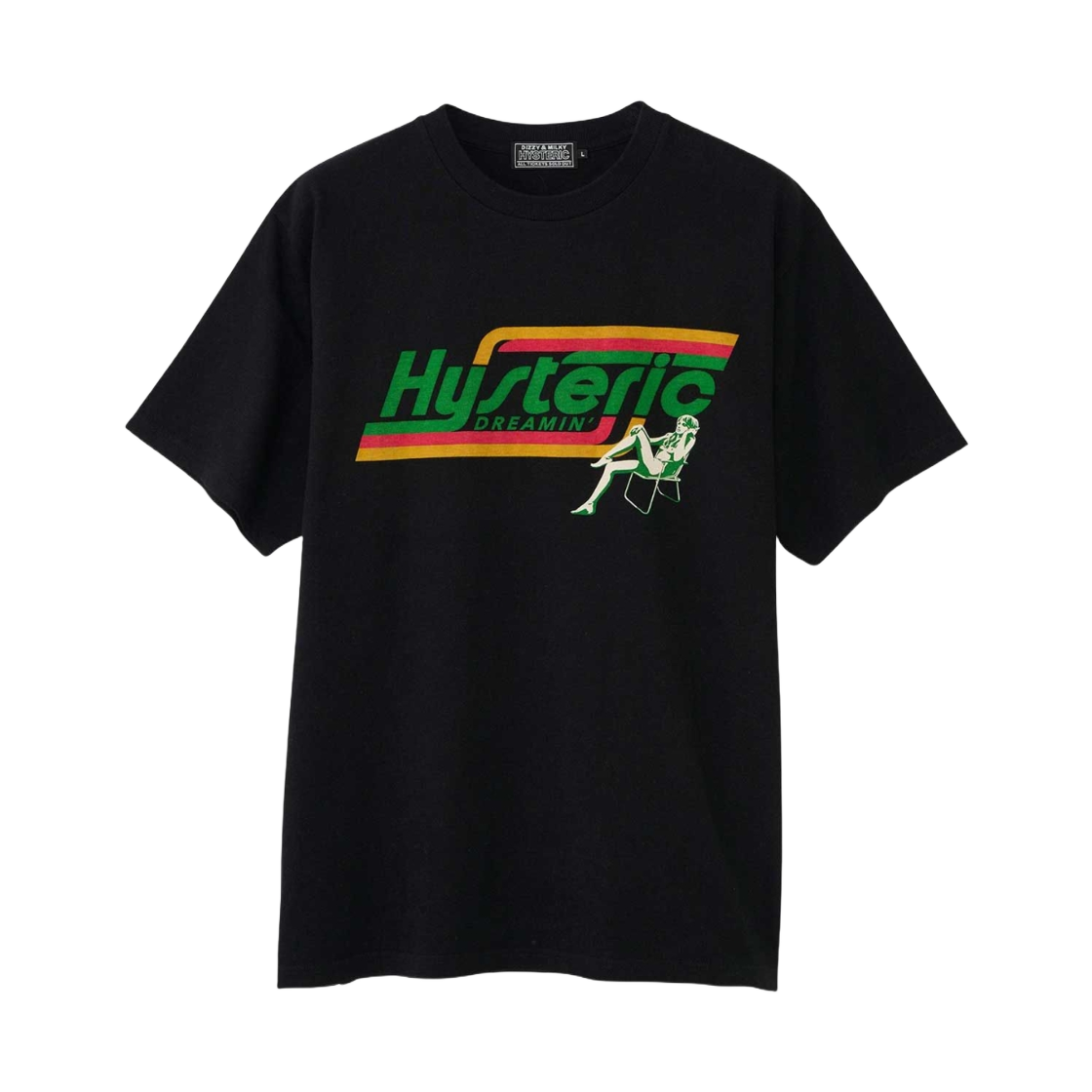 02251CT29 Hysteric Glamour Hysteric Dreamin T-Shirt Black