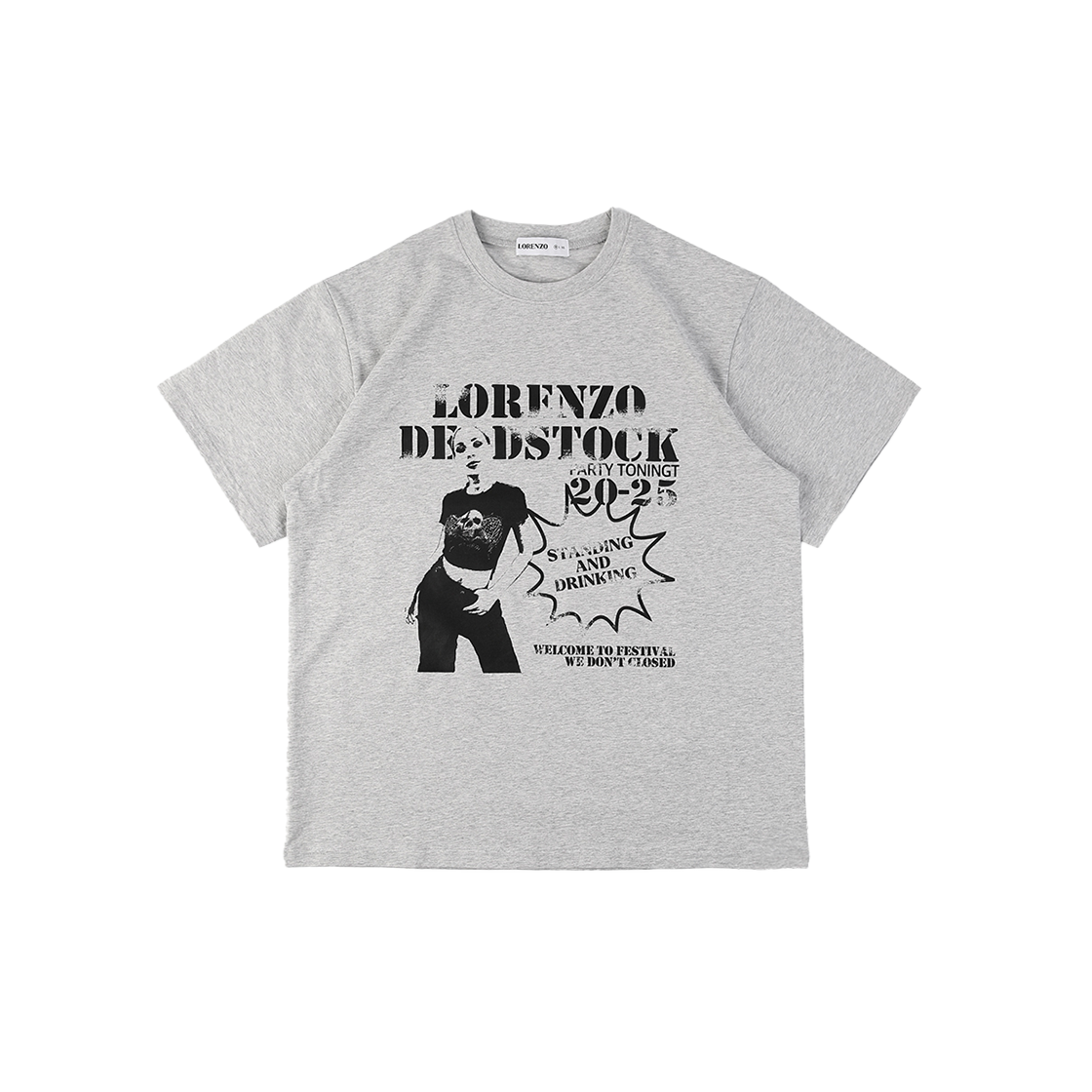 에이펙스디자인 페스티벌 티셔츠 그레이(ApexDesign Festival T-Shirts Grey)