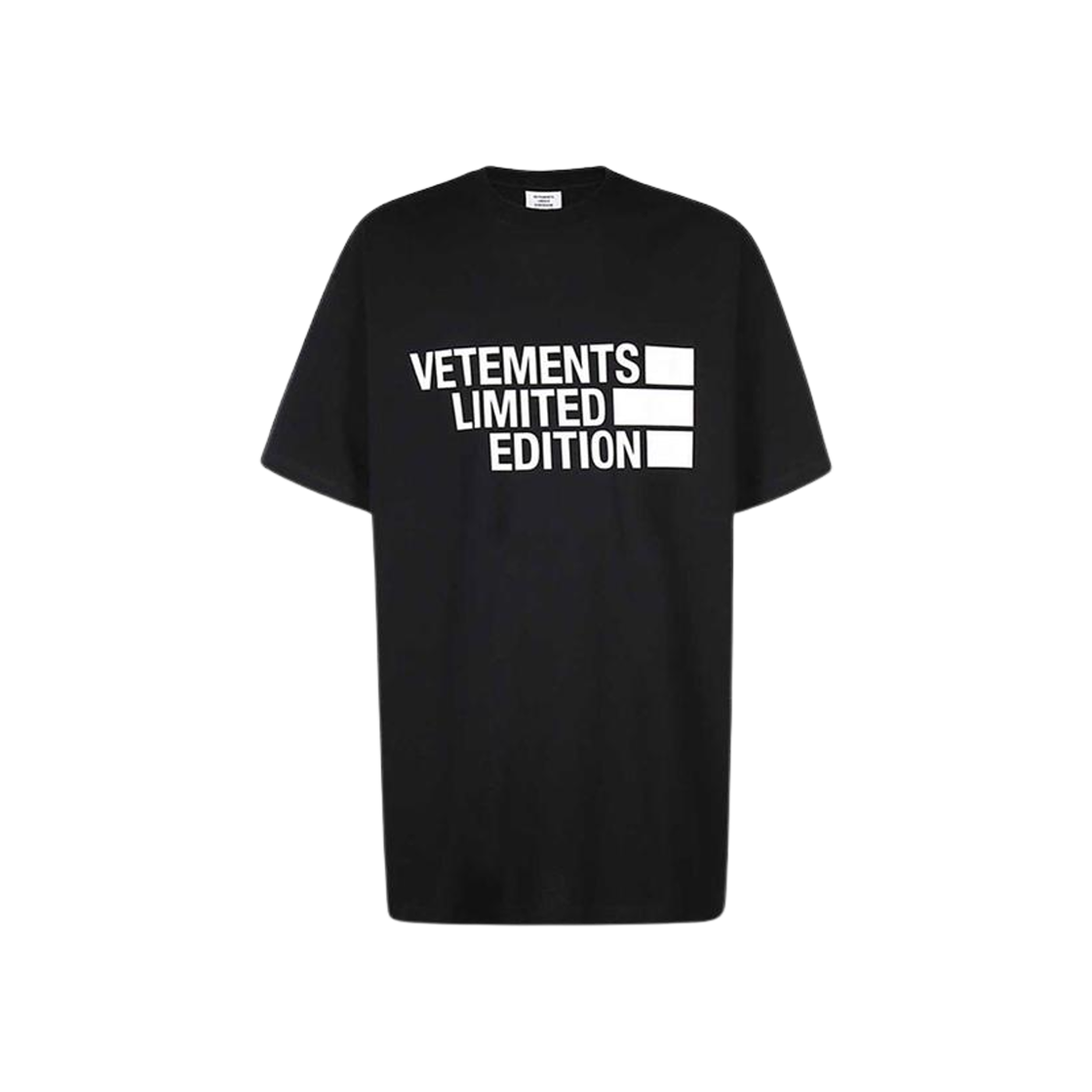 베트멍 리미티드 에디션 로고 티셔츠 블랙(Vetements Limited Edition Logo T-Shirt Black)
