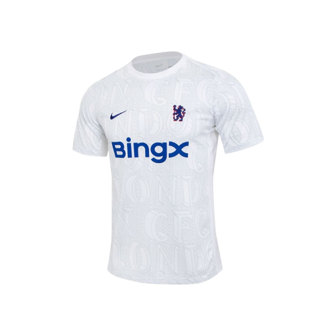 나이키 첼시 FC 아카데미 프로 드라이핏 프리매치 저지 화이트 퓨어 플래티넘 (논 마킹 버전)(Nike Chelsea FC Academy Pro Dri-Fit Pre-Match Jersey White Pure Platinum (Non Marking Ver.))