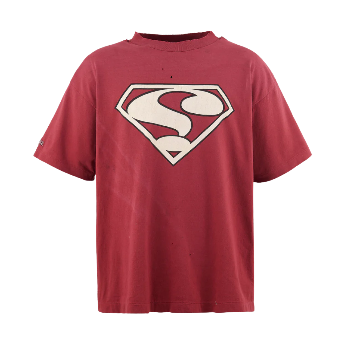 HR8-0000-030 Saint Mxxxxxx ? S/S T-Shirt Burgundy - 25SS