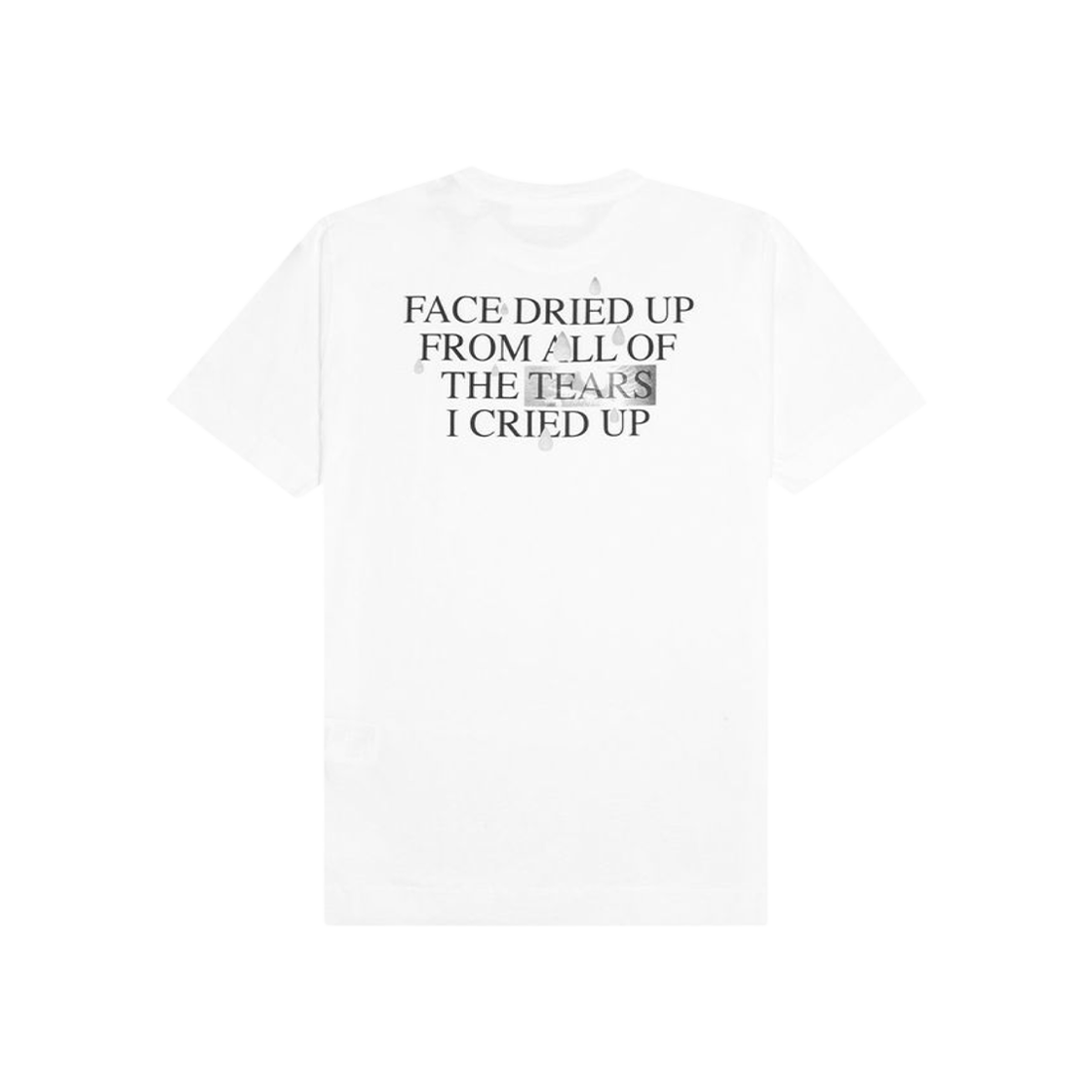 1017 알릭스 9SM 드라이드 티어스 숏슬리브 티셔츠 화이트(1017 Alyx 9SM Dried Tears S/S T-Shirt White)