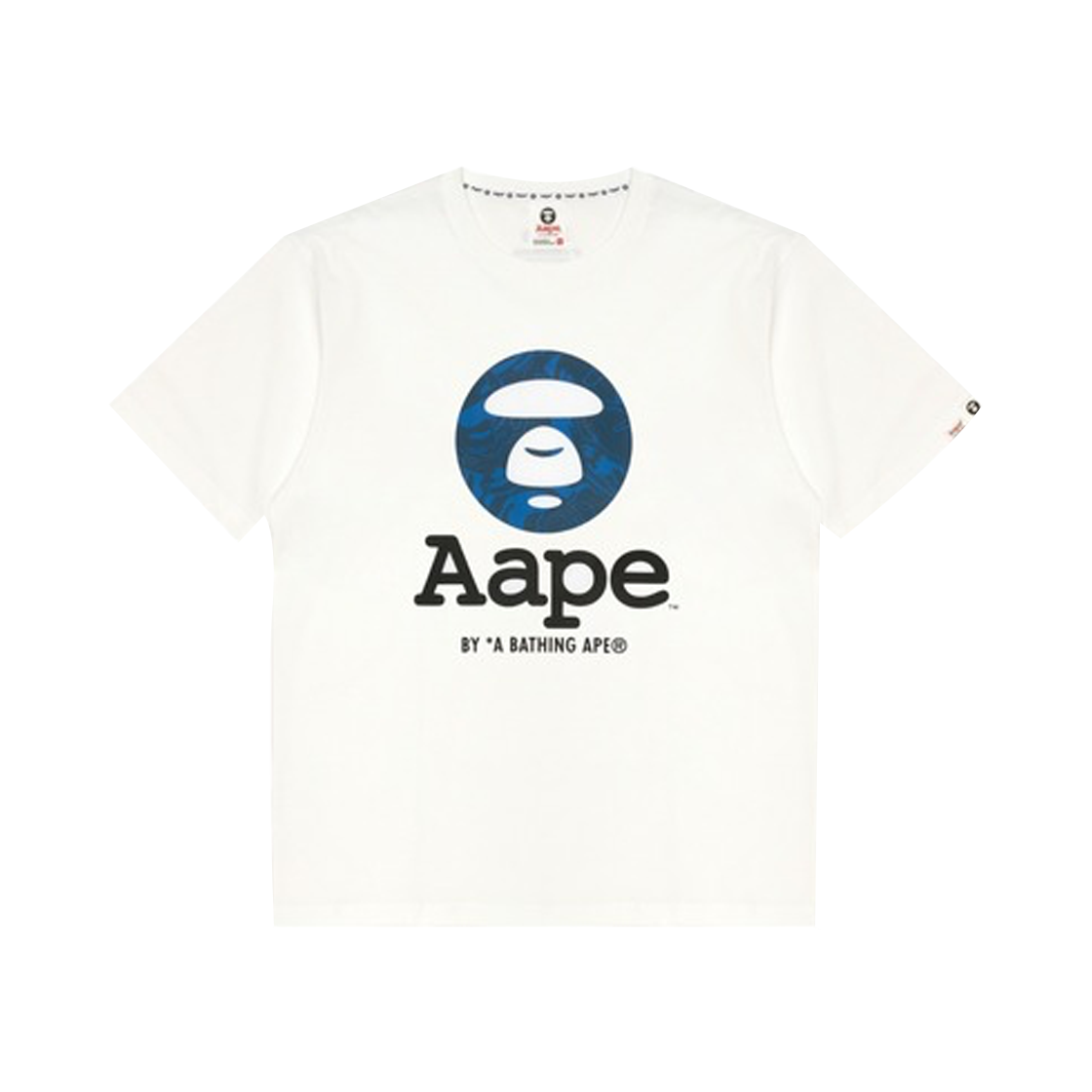 KM5BTSSAP16WT AAPE Basic Tee White - 25SS