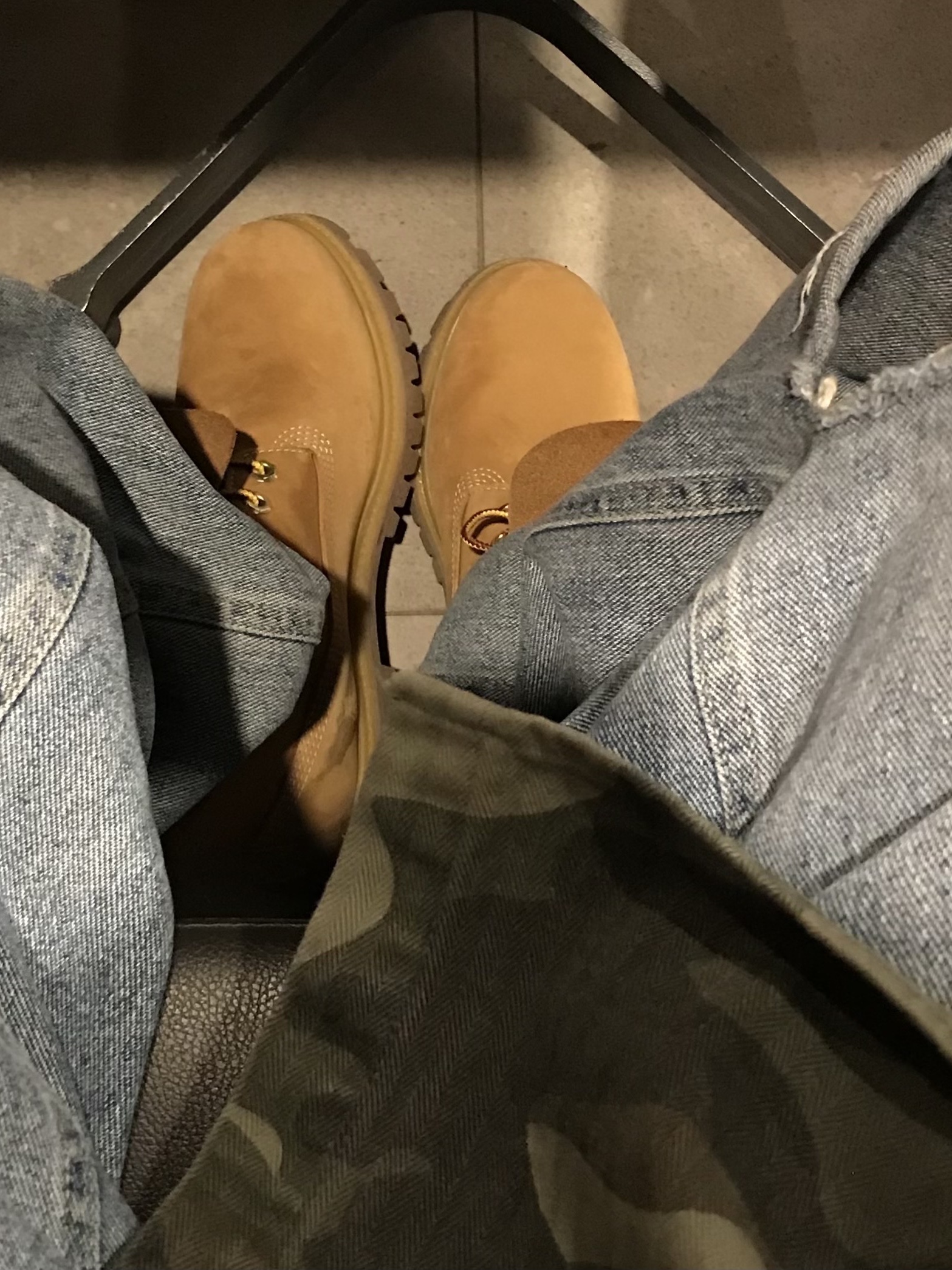Timberland Premium 6 inch Waterproof Boot Wheat Nubuck - Wide 착용 스타일 - 4