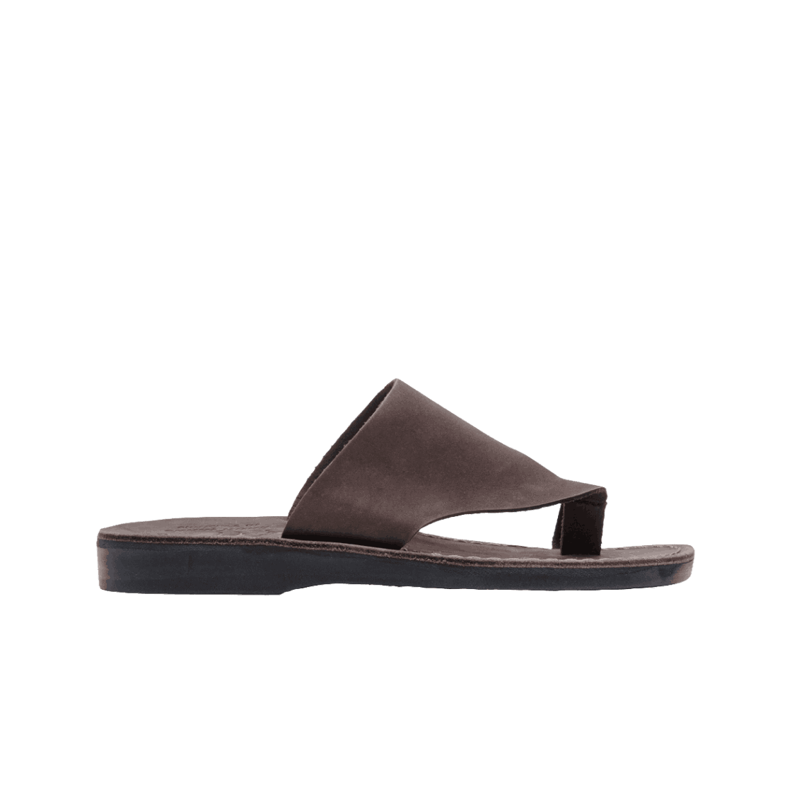 JS-1086NN-BR Jerusalem Sandals 1086 Petra Brown Nubuck
