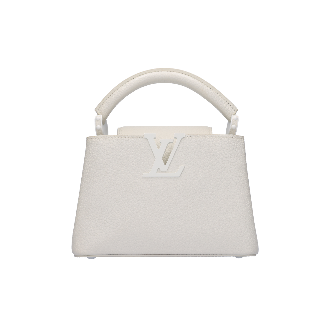 IT4SI5MTU6WN Louis Vuitton Capucines Mini East-West MM Leather White - 대표 이미지 #1