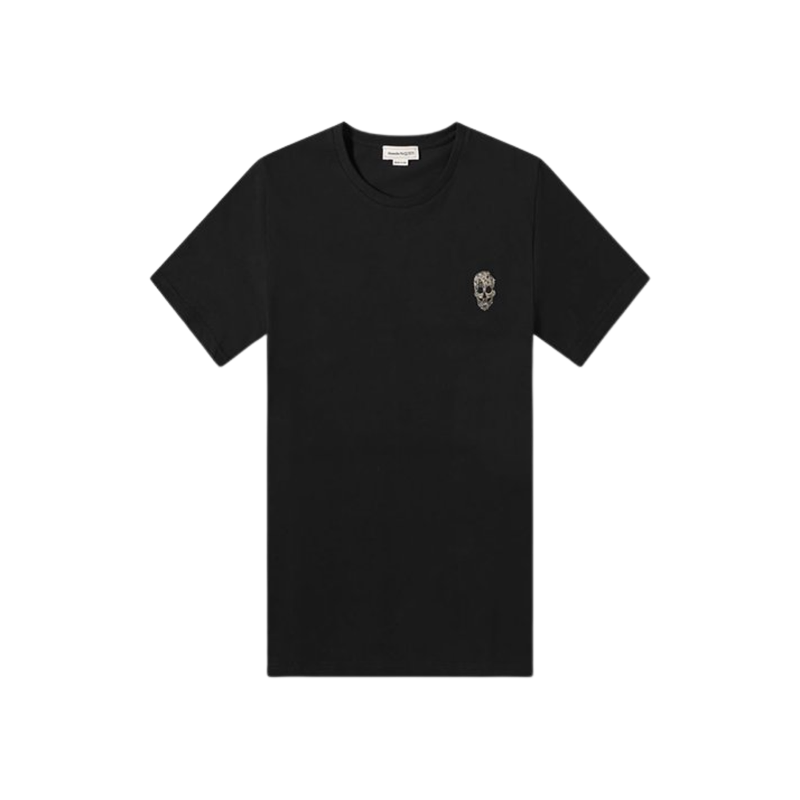 662486QRX041000 Alexander McQueen Skull Logo T-Shirt Black