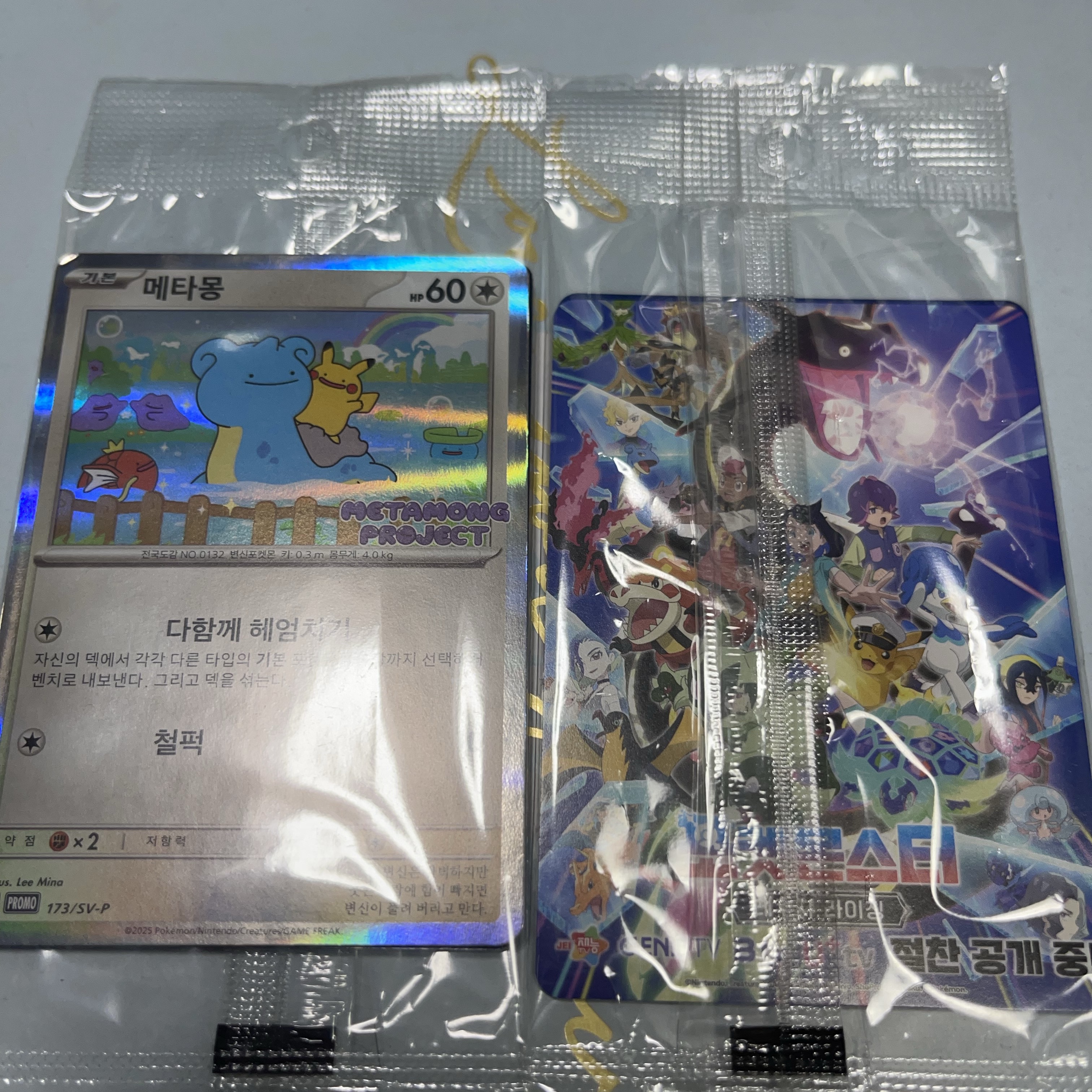 Pokemon TCG Ditto's Time Capsule Promo Card Ditto 착용 스타일