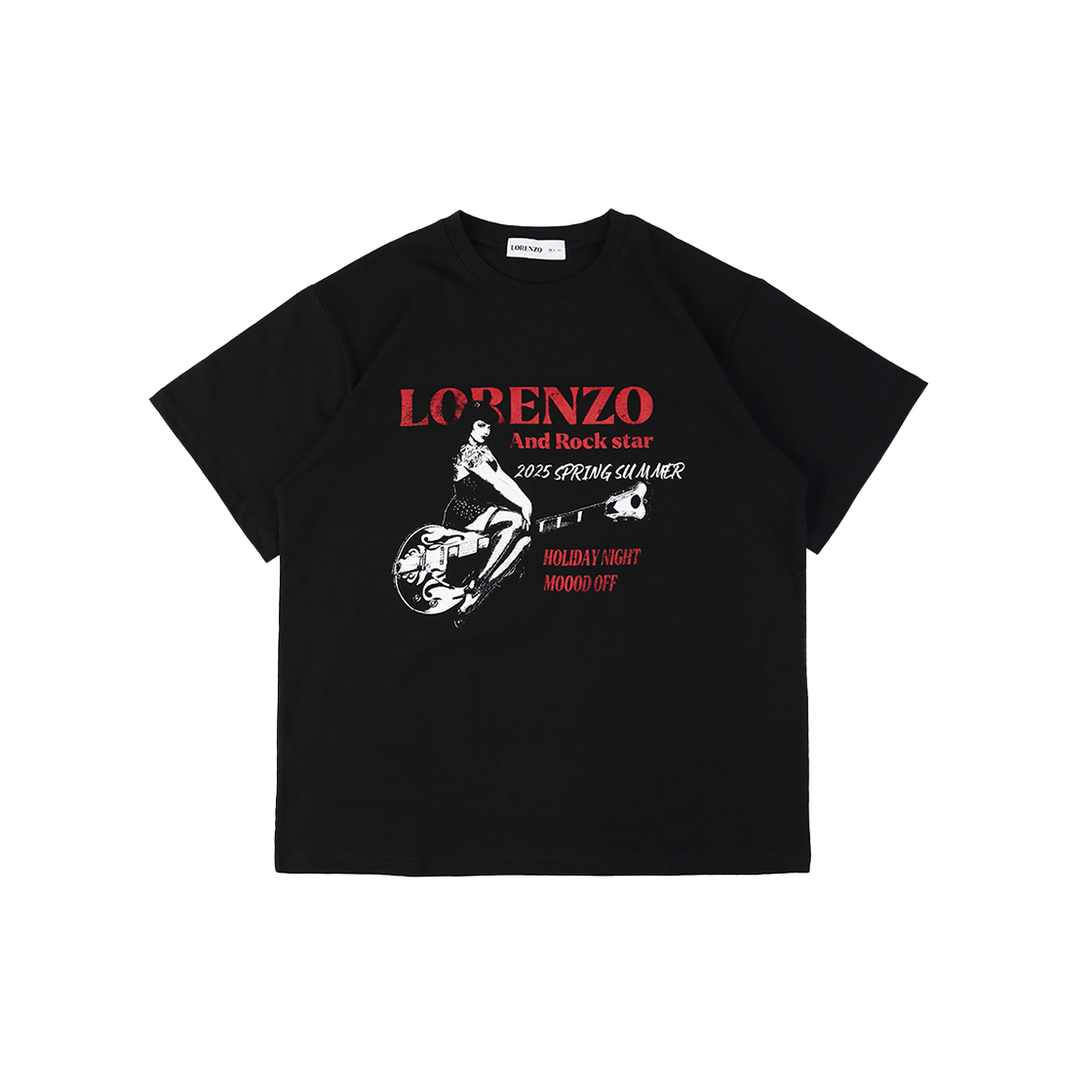 에이펙스디자인 락스타 티셔츠 블랙(ApexDesign Rock Star T-Shirts Black) - 1