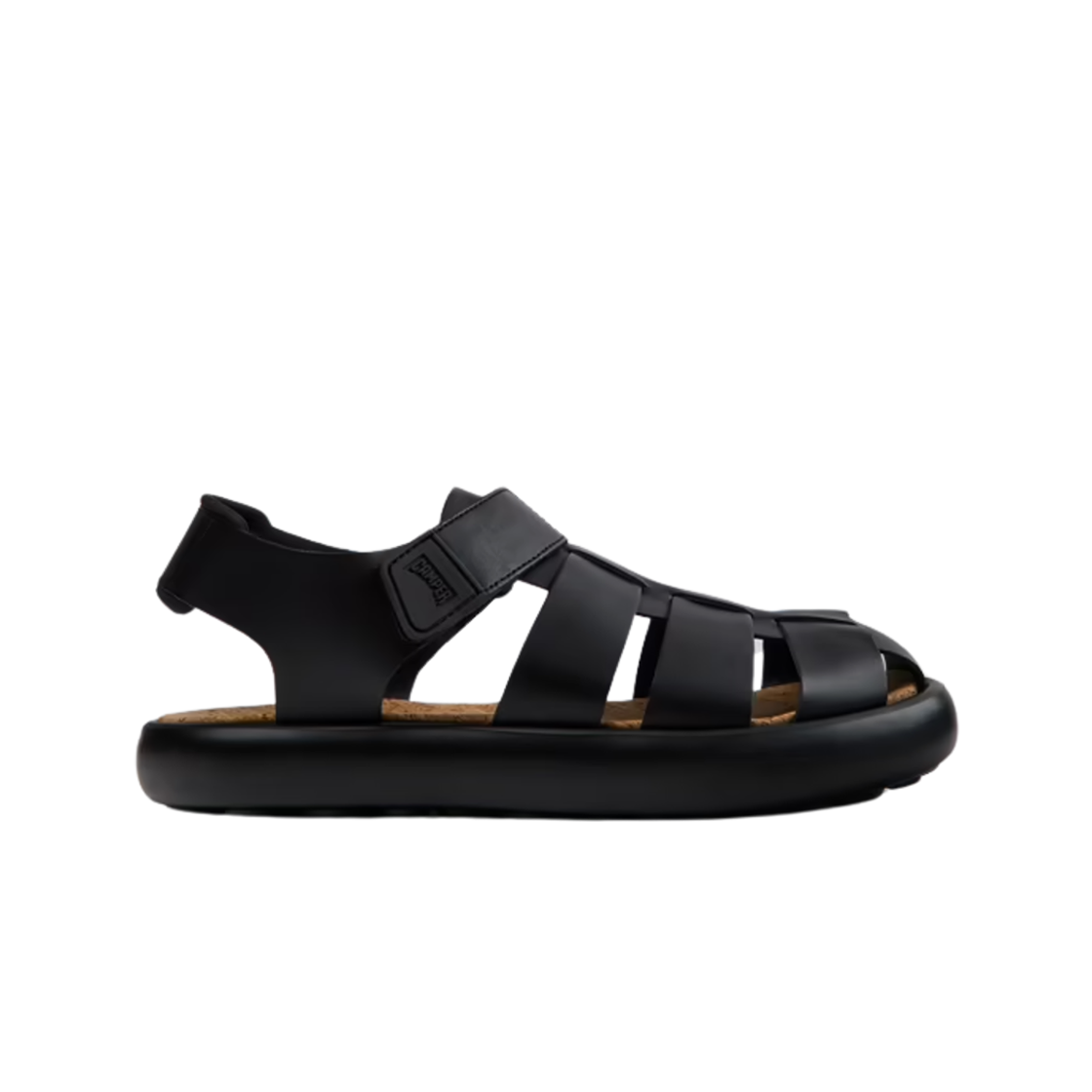 K100938-003 Camper Pelotas Flota Leather Sandal Black