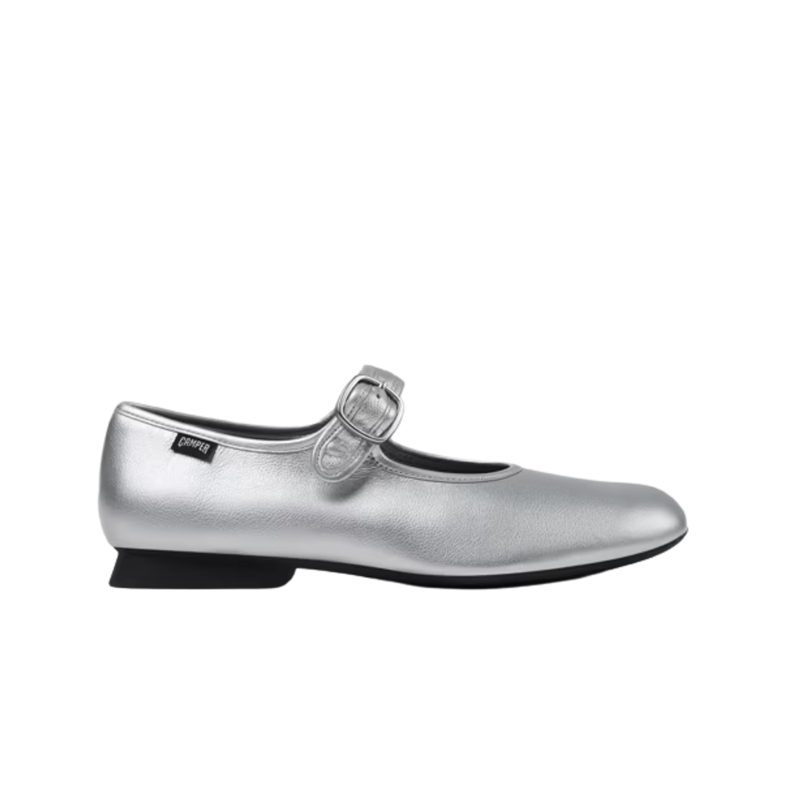 K201629-010 (W) Camper Casi Myra Leather Ballerinas Silver